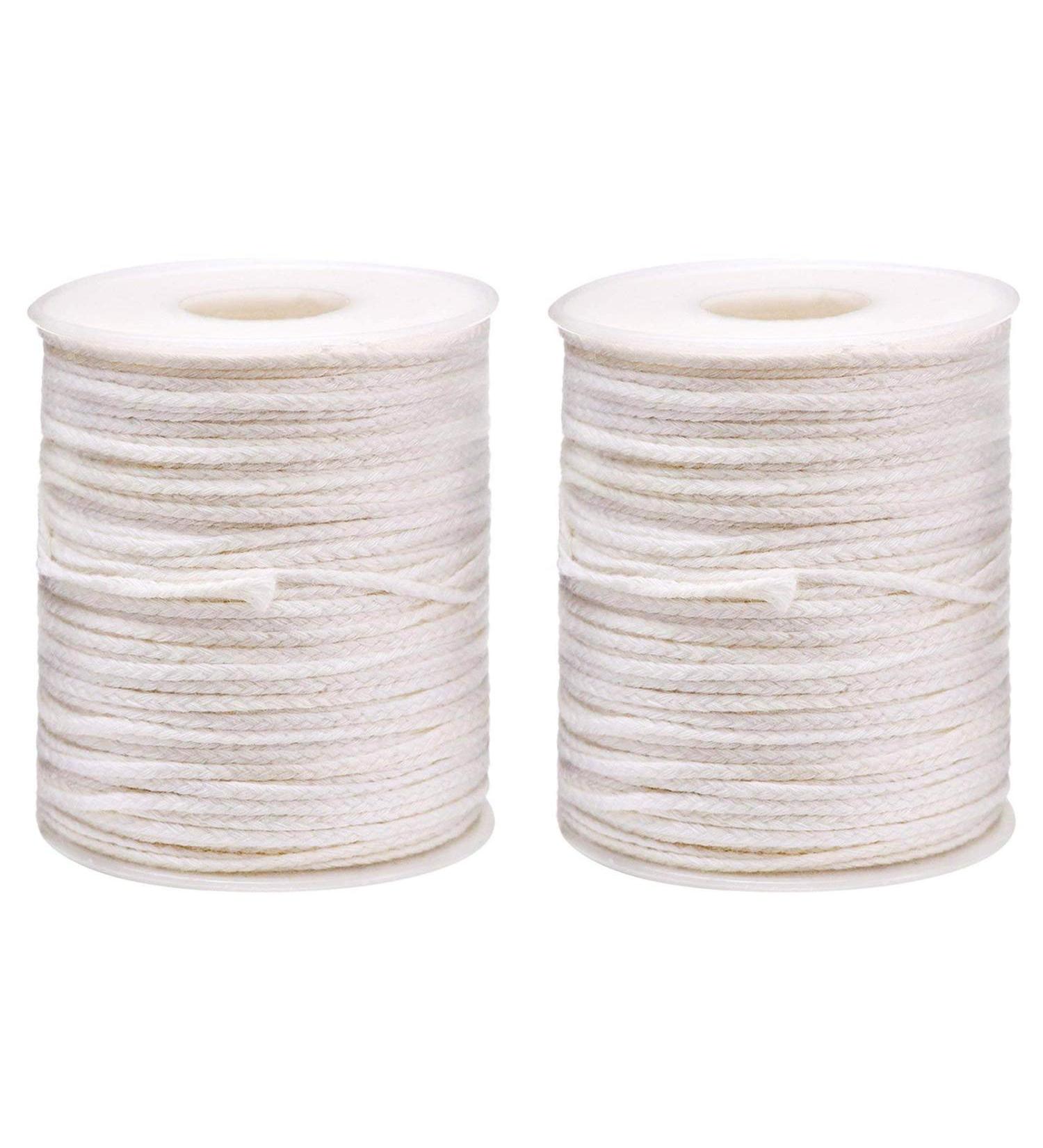 Teemico 400ft 24 Ply Braided Candle Wick Spool for DIY & Making Candles - Buy Online on GoSupps.com