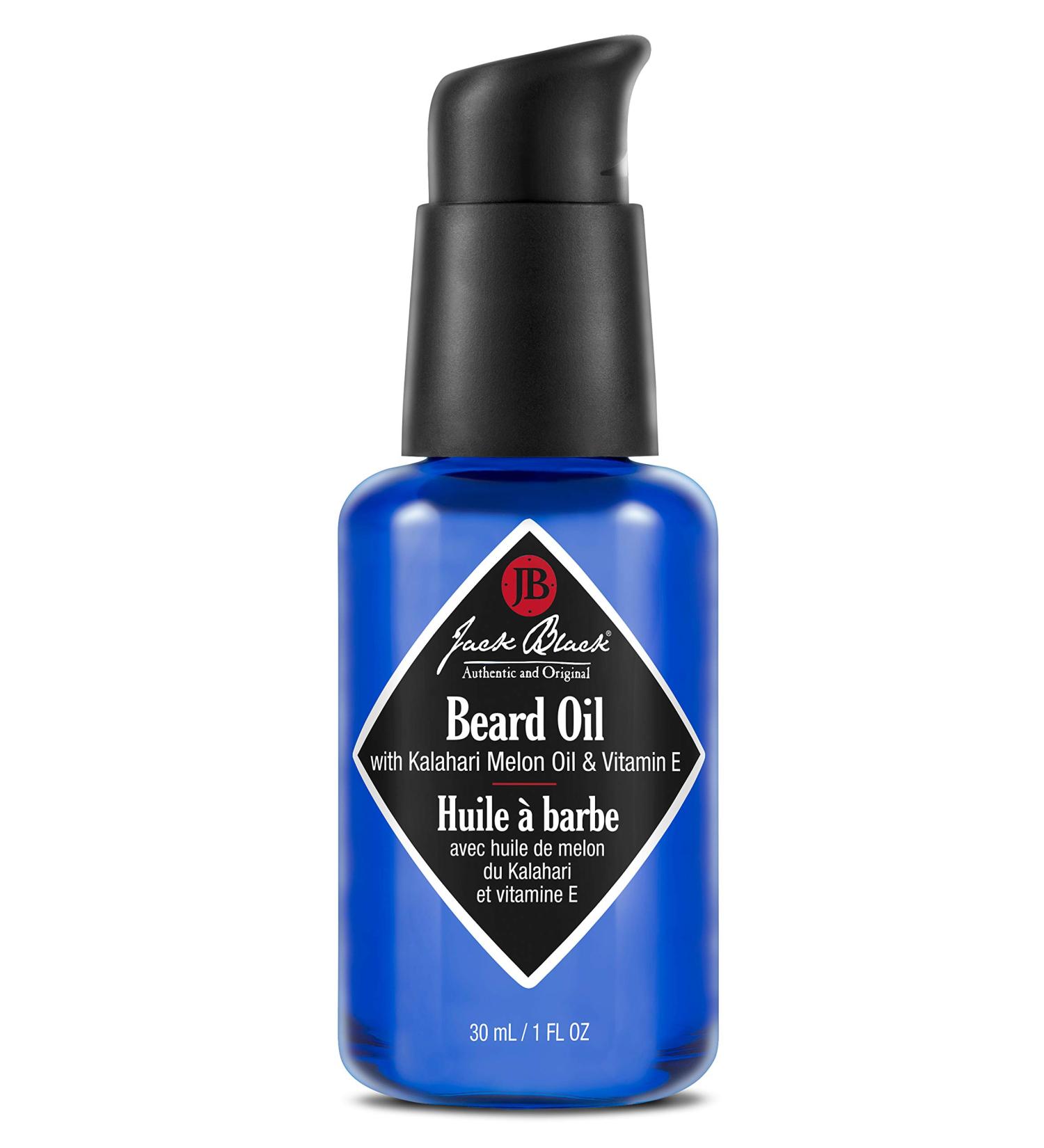 Jack Black Beard Oil 1 Fl Oz - Nourishing Beard Care for Men - Buy Online on GoSupps.com
