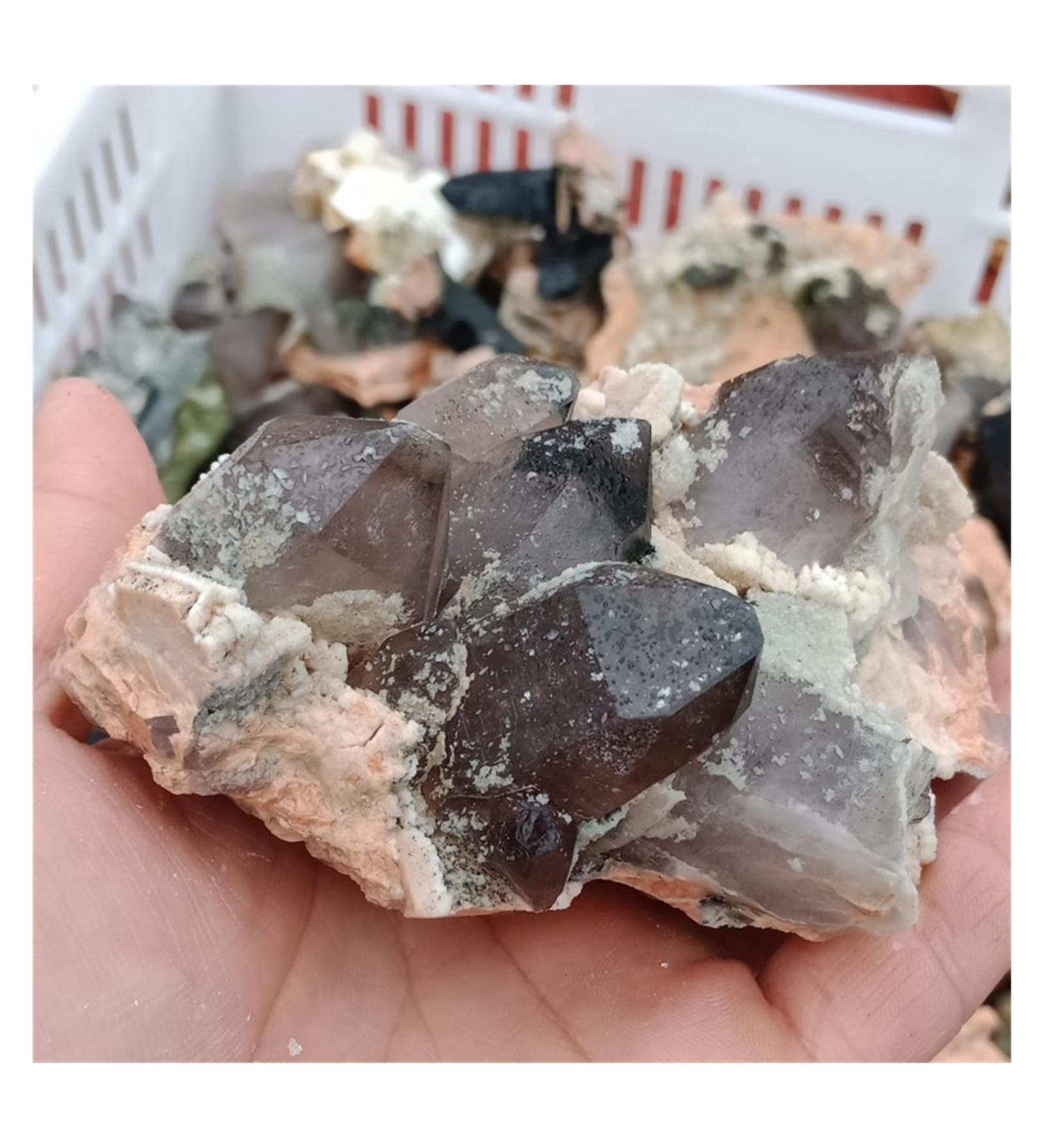 Quartz 100-400g Natural Citrine Brown Quartz Feldspar Crystal Cluster Wands raw Stones Points Tower Rock Specimen Decor Crystals Crystal Cluster (Color : About 300g) - Buy Online on GoSupps.com