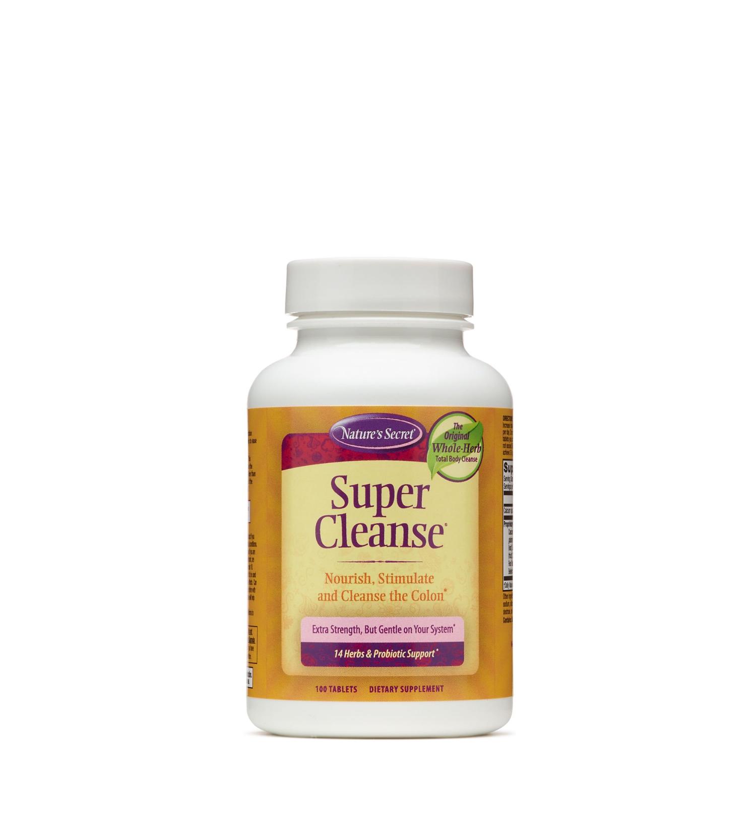 Nature's Secret Super Cleanse - Detox & Colon Health Support - Buy Online on GoSupps.com