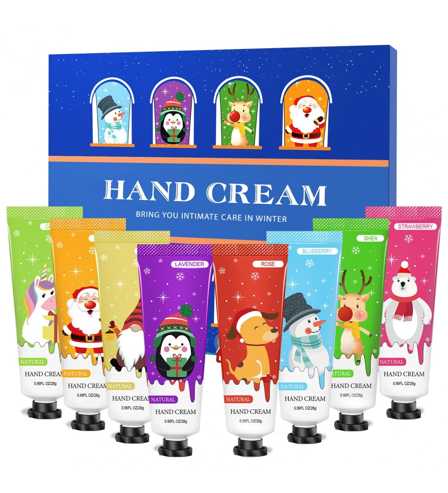 Hand Cream Gift Set - Natural Shea Lotion for Dry Hands | Unique Christmas Gifts for Women Moms & Girls - 8 Fragrances - Buy Online on GoSupps.com