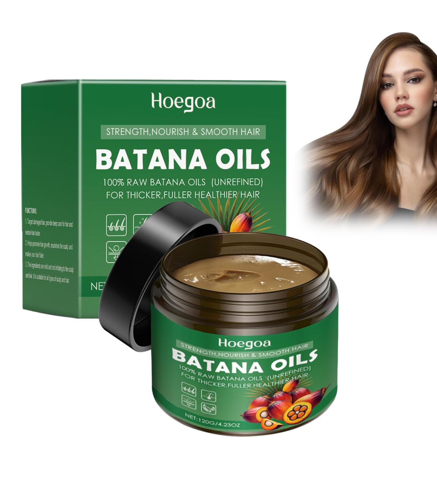 Batana Oil Batana Oil for Hair Growth Organic Batana Oil Fuller and Shinier the Latest Model to Promote Hair Strength and Elasticity(120g) - Buy Online on GoSupps.com
