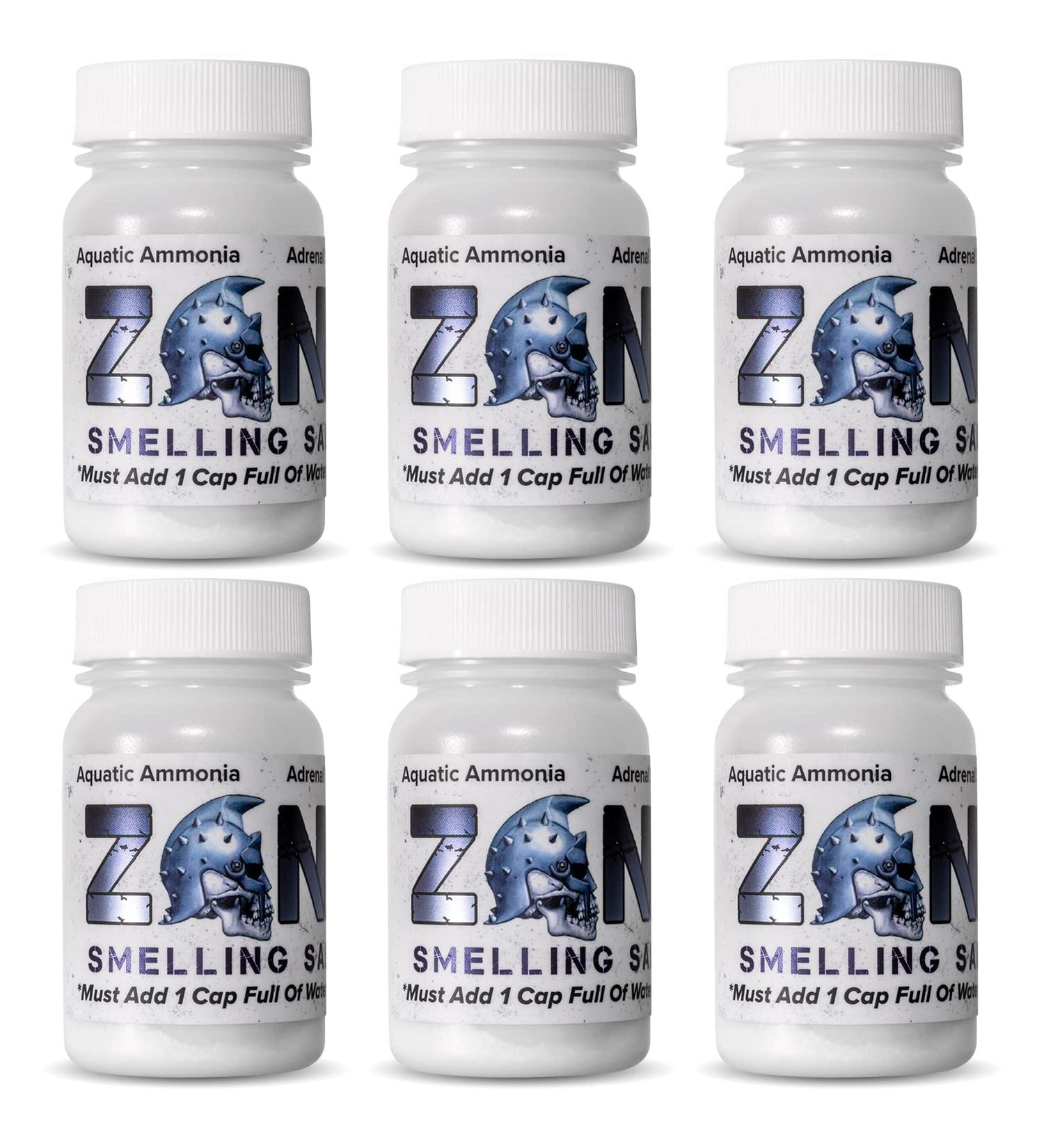 Zone Original Smelling Salts Powerlifting Amonnia Inhalent Sniffing Salts Weightlifting Powerlifting Strongman - User Activated Series - Original (6 Pack) Zone Original (6 Pack) - Buy Online on GoSupps.com