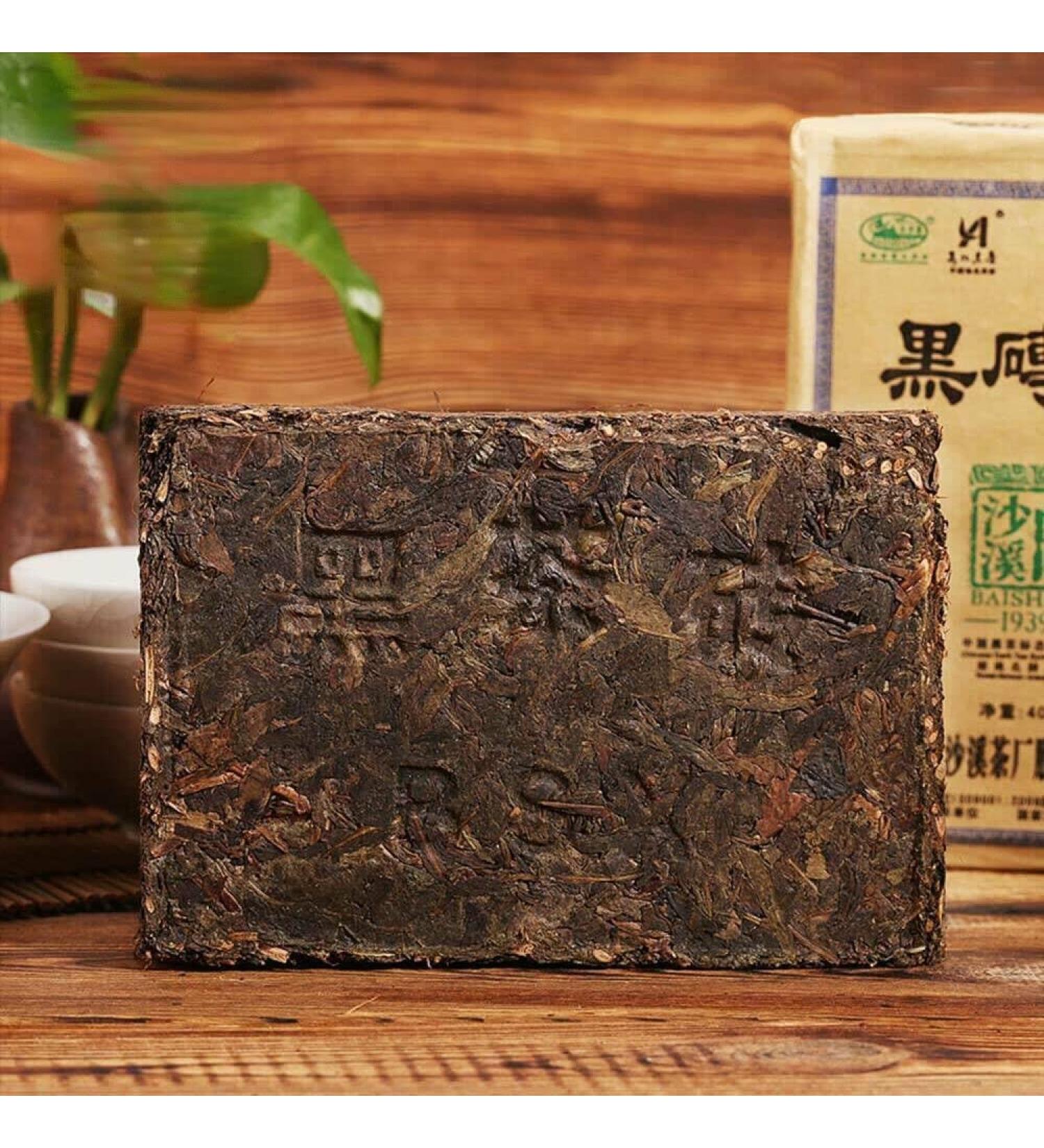 Th Brick Th noir de Chine Anhua Baishaxi Hei Zhuan Cha Th Noir 400g - Buy Online on GoSupps.com