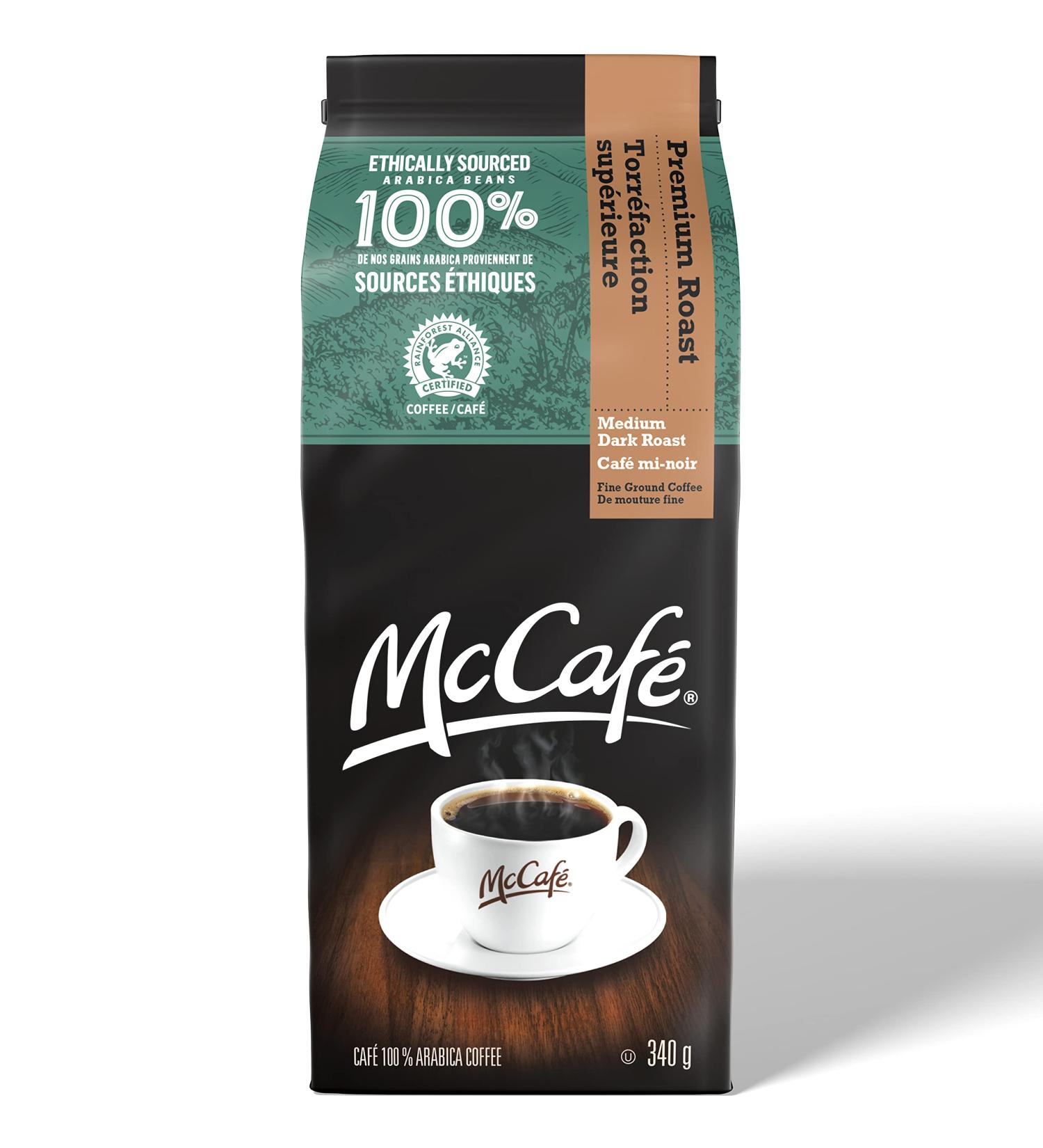 McCafe Premium Medium Dark Roast Ground Coffee 340g Can Be Used With Keurig Coffee Makers Ground Premium Roast 340 g (Pack of 1) - Buy Online on GoSupps.com
