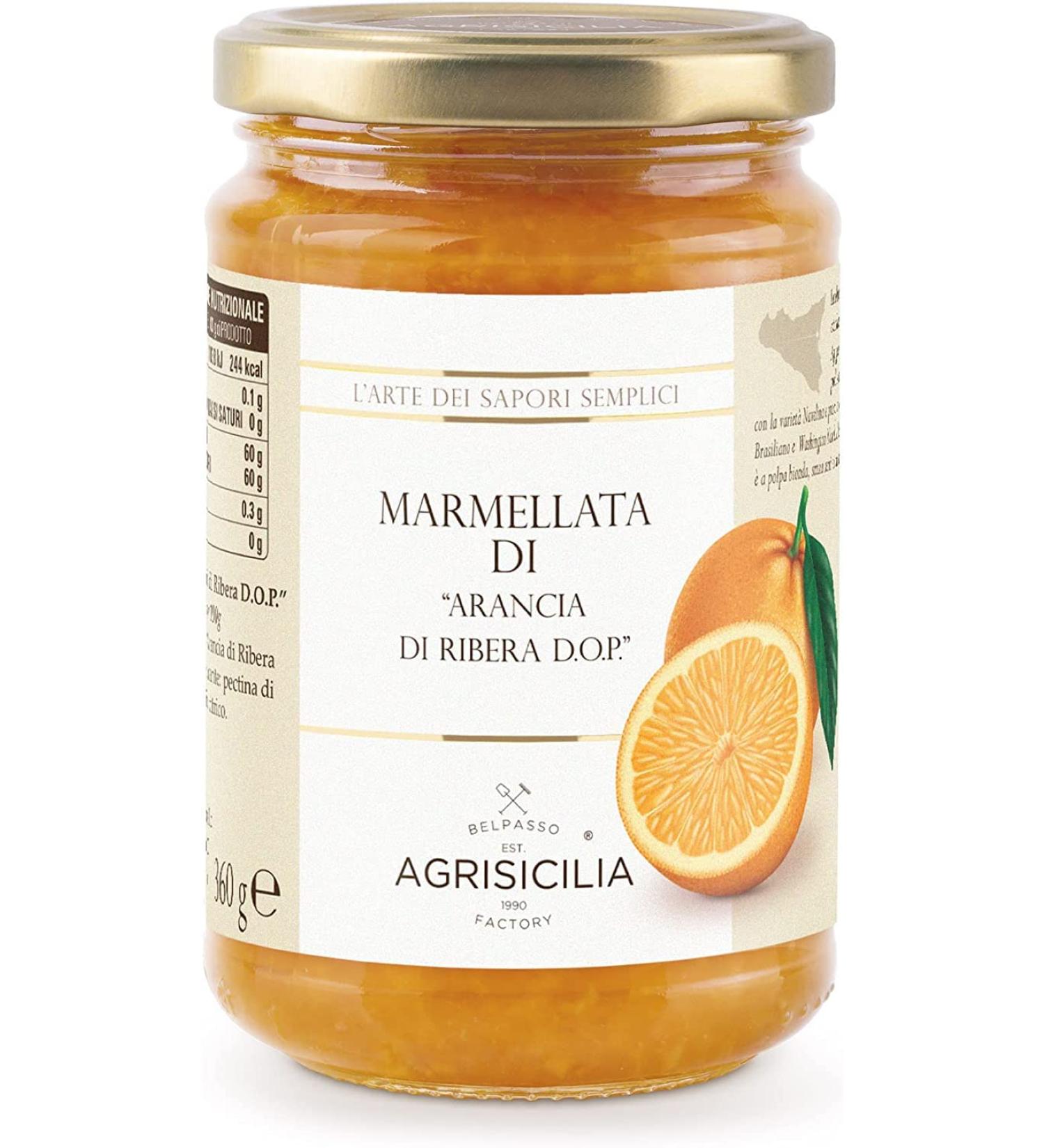 Agrisicilia Ribera Dop Orange Jam - Ribera Dop - Orange Jam 6 x 360g - Buy Online on GoSupps.com