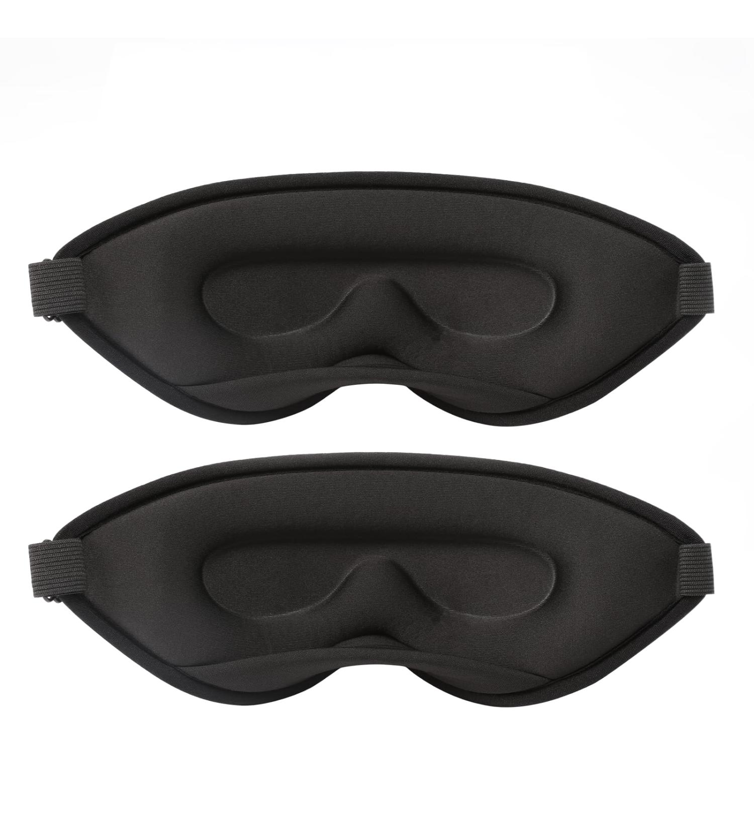 Premium 3D Contoured Sleep Mask for Men & Women | Comfortable Eye Mask for Side Sleepers - International Shipping - Buy Online on GoSupps.com