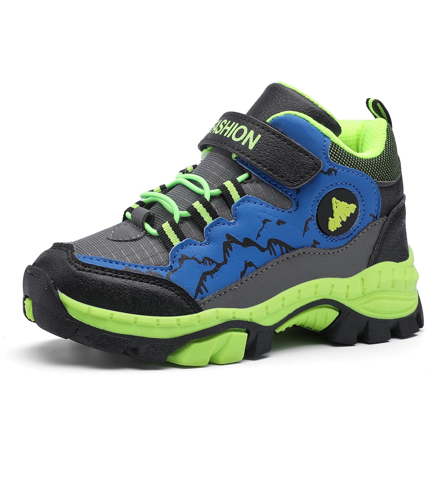 Qciplr Girls' Hiking Shoes | Breathable Outdoor Trekking Shoes | Unisex Mountain Footwear - Size 31 EU - Buy Online on GoSupps.com