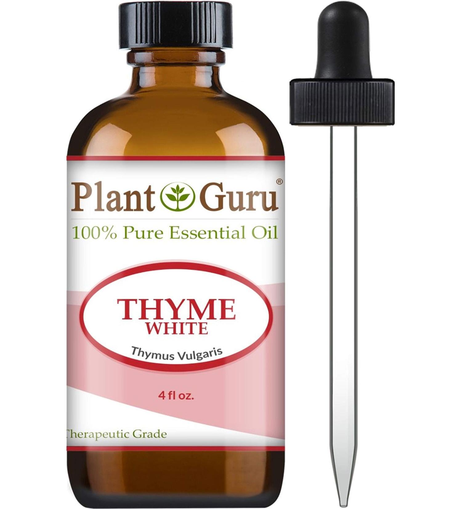 Thyme (White) Essential Oil 4 oz 100% Pure Undiluted Therapeutic Grade.