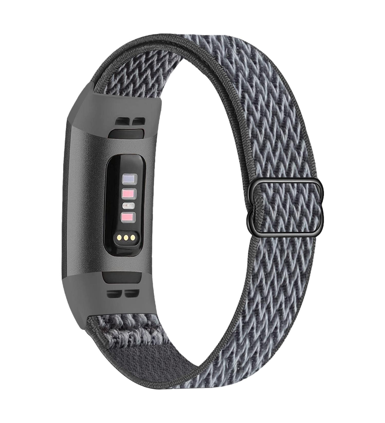 GBPOOT Storm Gray Nylon Bands for Fitbit Charge 4/3/3 SE - Adjustable & Breathable Sport Wristband for Women and Men - Buy Online on GoSupps.com