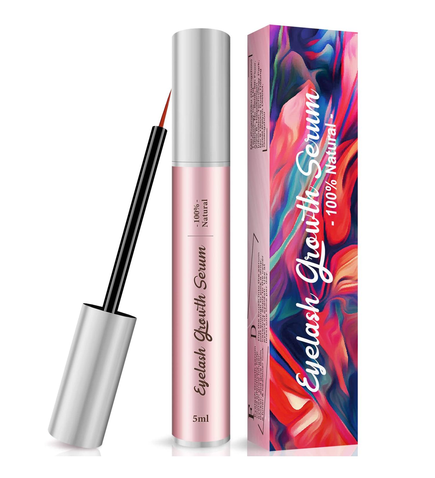Eyelash Growth Serum Professional Eyelash and Eyebrow Growth Serum Natural Eyelash and Eyebrow Growth Serum No Irritation - Buy Online on GoSupps.com