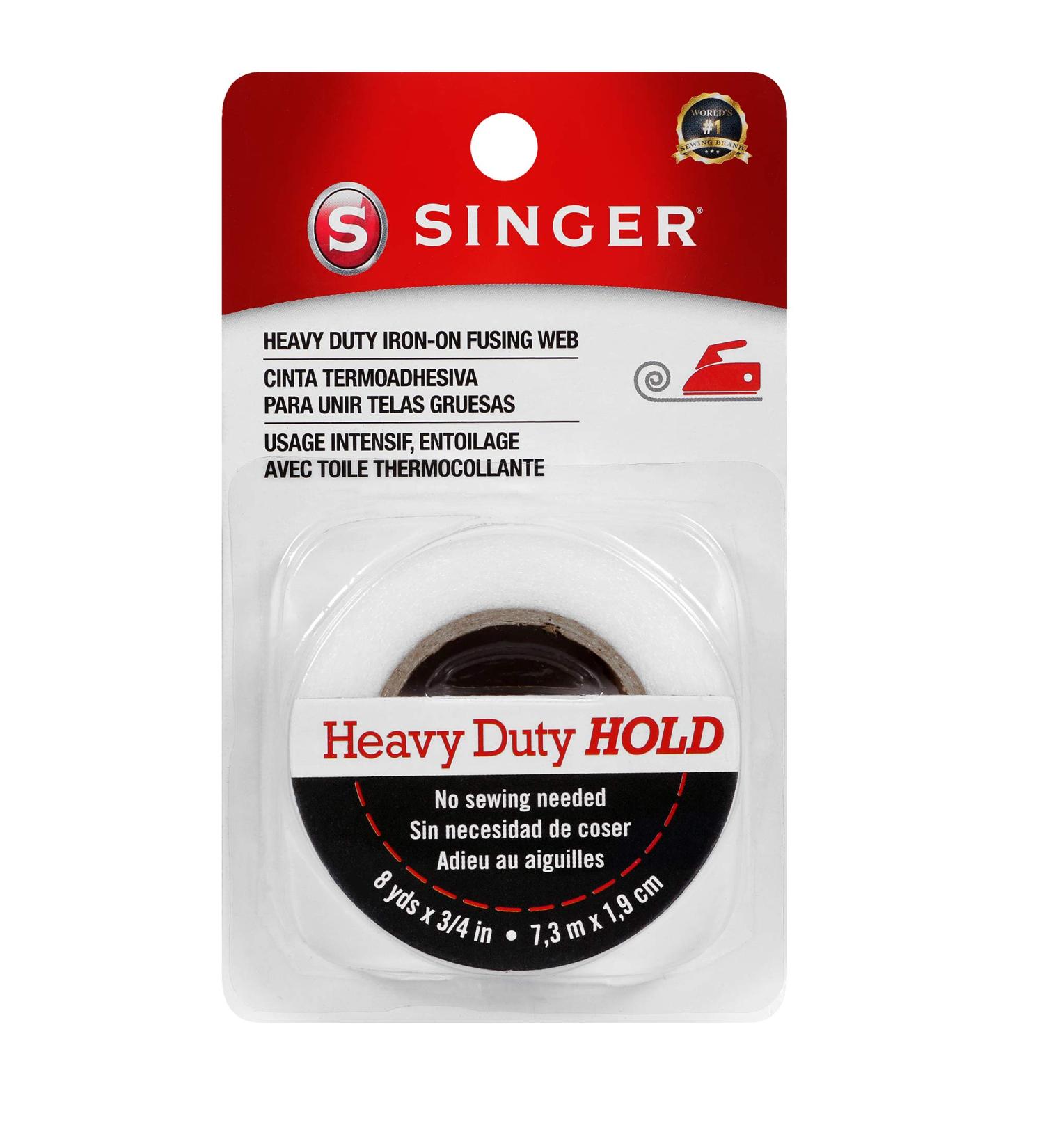 SINGER Heavy Duty Iron-On Fusing Web Fabric Adhesive - 00240 Original Version - Buy Online on GoSupps.com