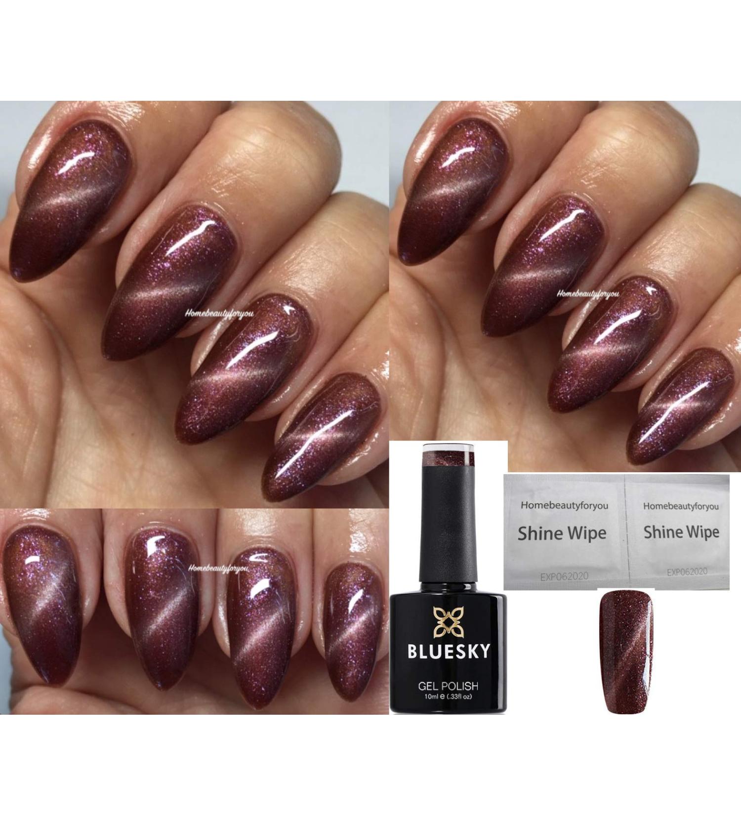 Bluesky Nail Gel Polish CAT EYE CHAMELEON CLN09 MAGNETIC MAGNET REQUIRED UV LED Soak Off 10ml