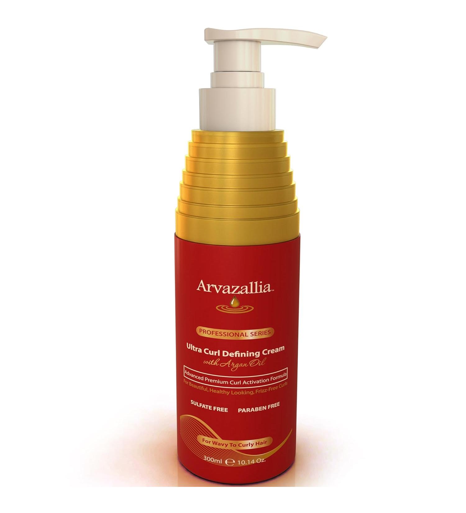 Arvazallia Ultra Curl Defining Cream with Argan Oil for Wavy and Curly Hair 10.14 Oz - Buy Online on GoSupps.com