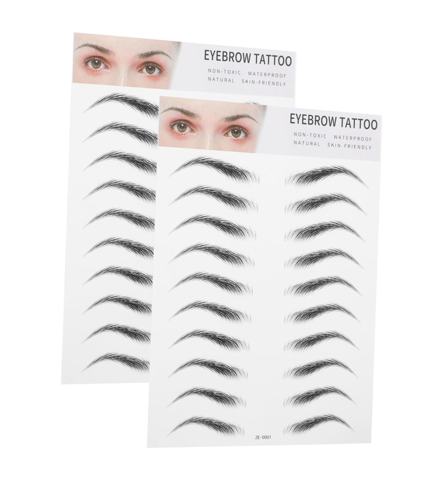 NOLITOY Card Spray Bottle 6 pcs Tool Black Imitation Type Stickers Men Eyebrow Artificial Transfer for Hair-like Women ze001x3pcs Blackx3pcs - Buy Online on GoSupps.com