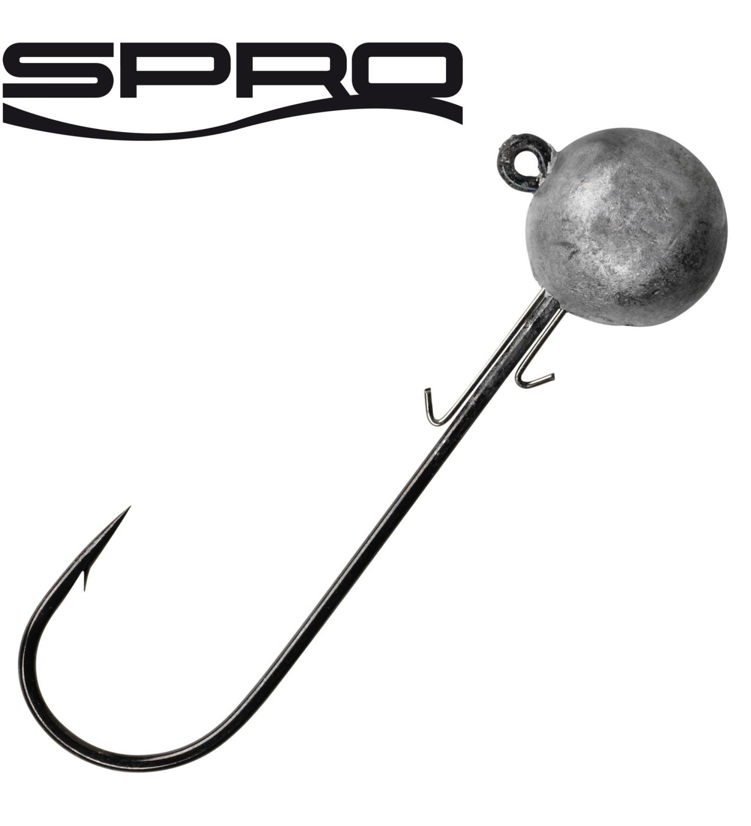 Spro Jighead HD - Sea hooks for rubber fish jig hooks for rubber baits lead head for sea fishing lead heads for jigs size / weight / pack content: size.6/0 / 80g / 3 pieces