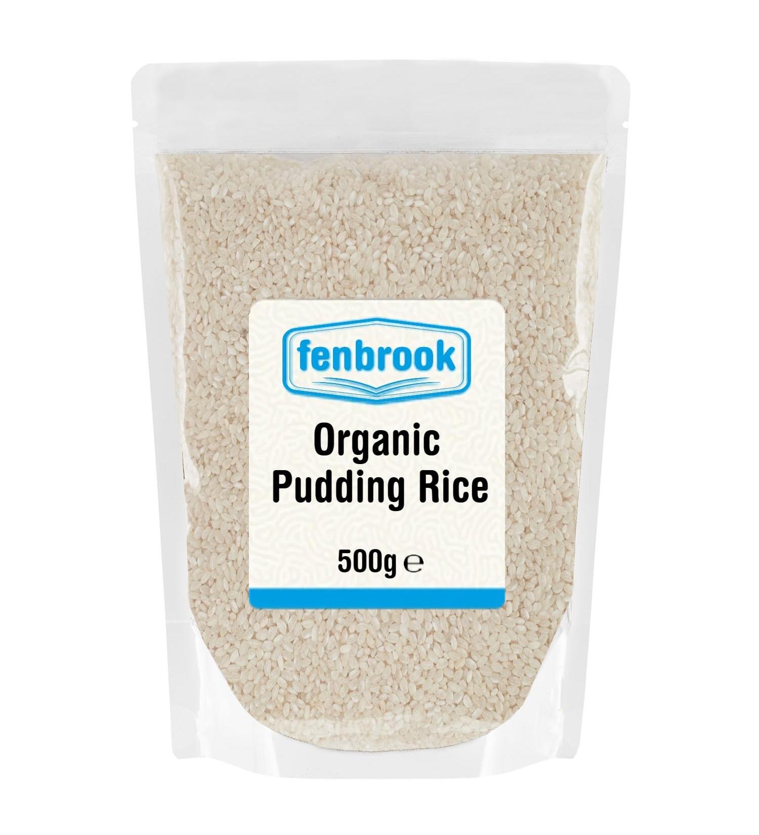 Organic Pudding Rice 500g | Certified Organic by Fenbrook Organic - Buy Online on GoSupps.com