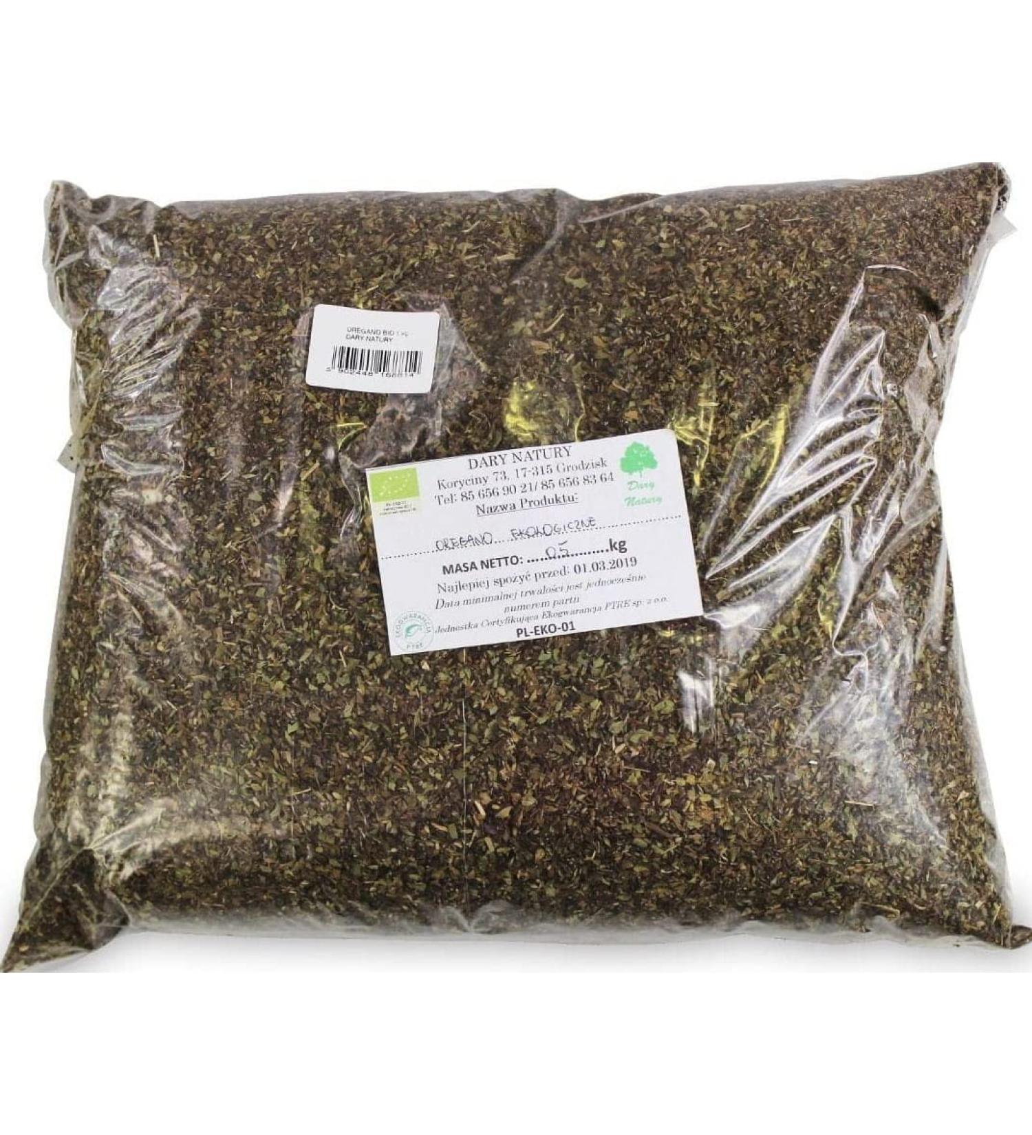 ORGANIC oregano 500 g - HORECA (DARY NATURY)