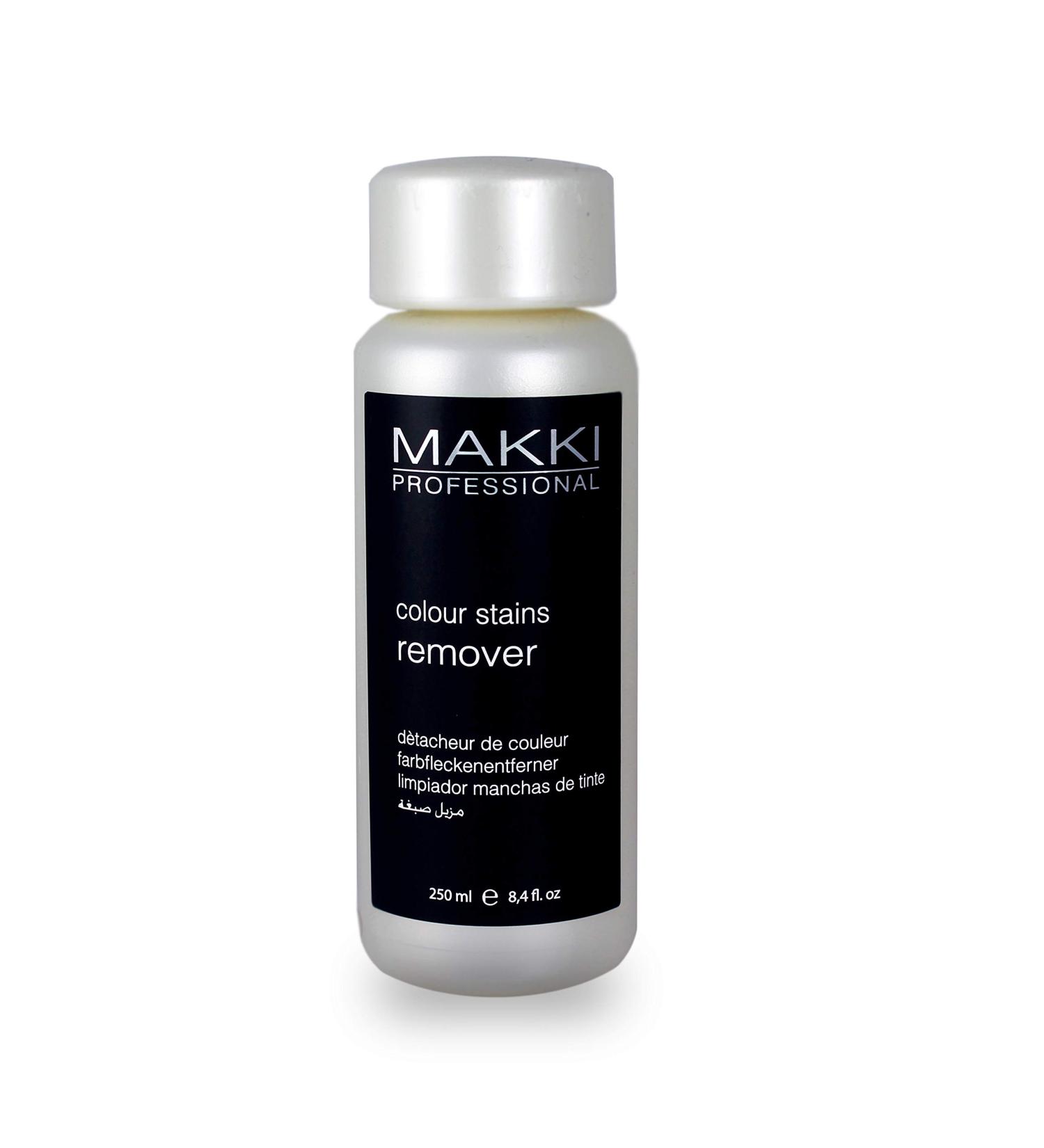 MAKKI DYE TINT COLOUR STAIN & SPOT REMOVER CLEANER FOR SKIN FACE EARS HANDS 250ml