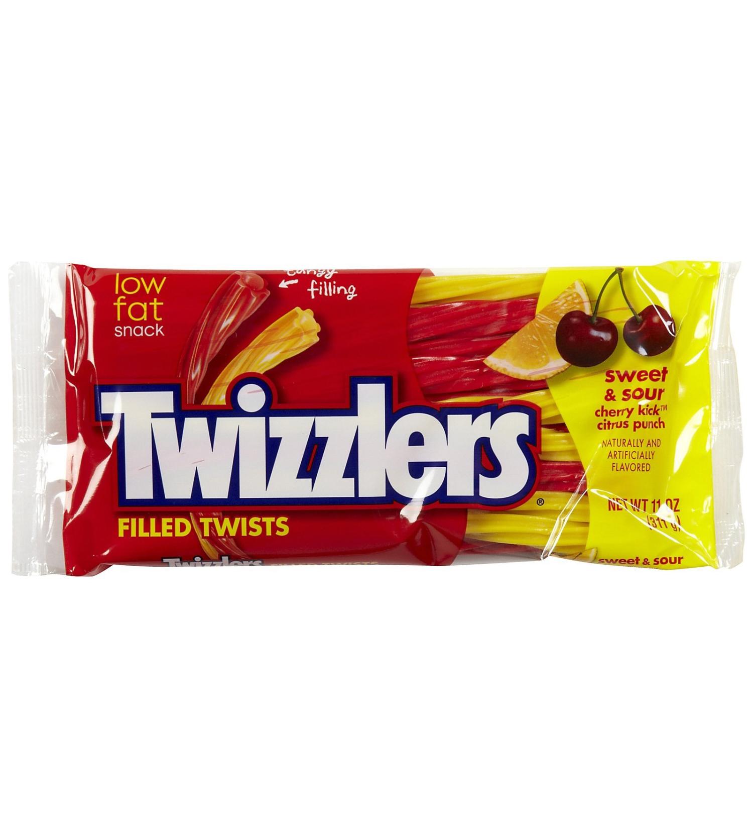 TWIZZLERS SWEET & SOUR TWISTS 1 x 311g BAG AMERICAN IMPORT - Buy Online on GoSupps.com