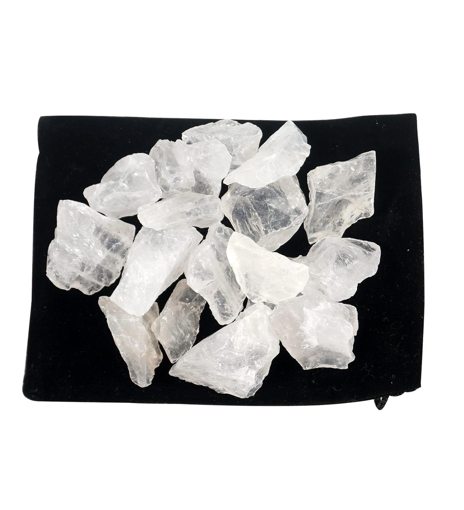 Soulnioi Natural Clear Crystal Powder 230g - Aromatherapy Stone for Diffuser & Decor - Buy Online on GoSupps.com