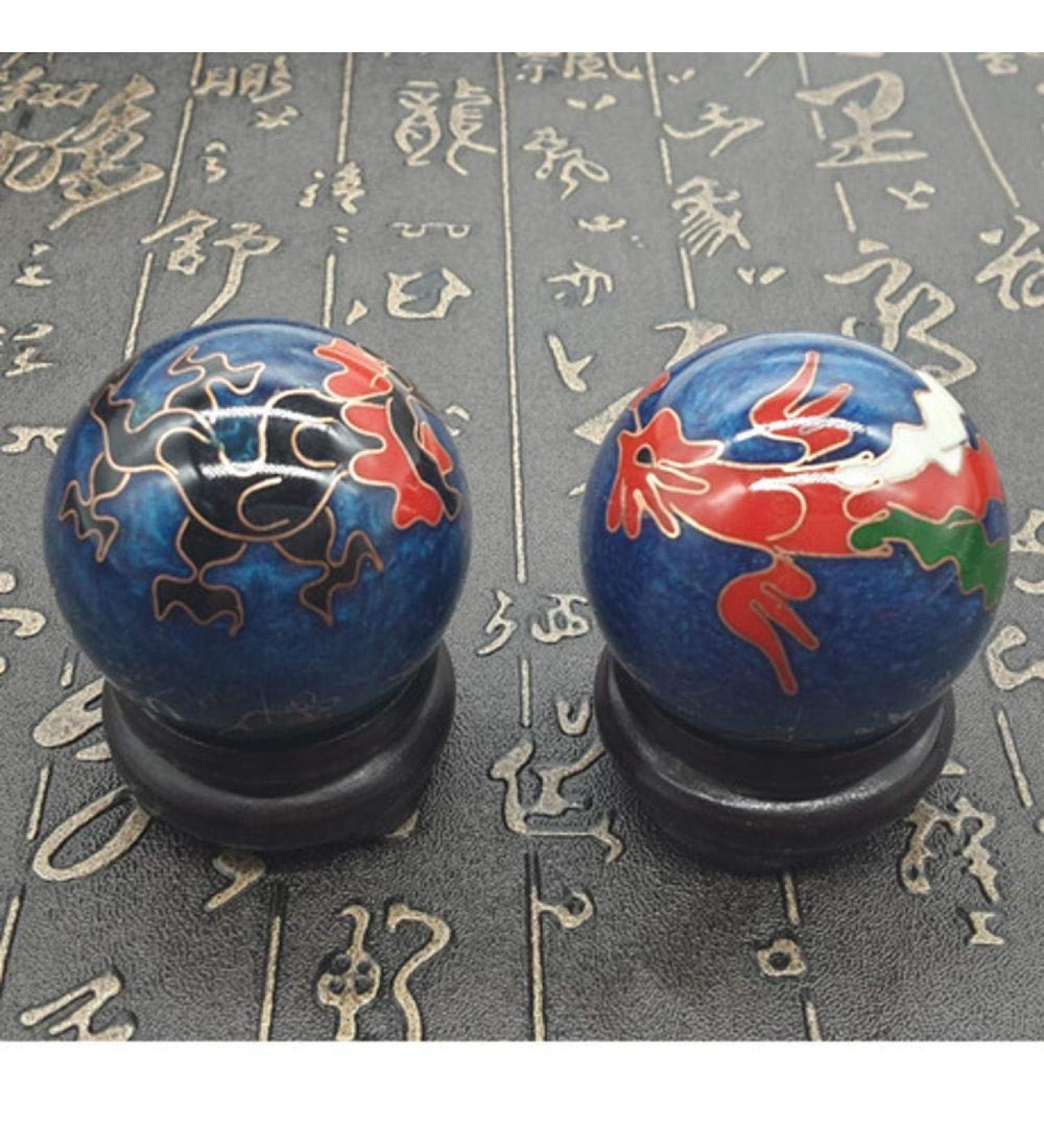 Dixinla Baoding Fitness Ball Fitness Ball Handball Baoding Iron Ball Old Man Gift Health Rehabilitation Golfer Play Pieces Chinese Ball - Buy Online on GoSupps.com