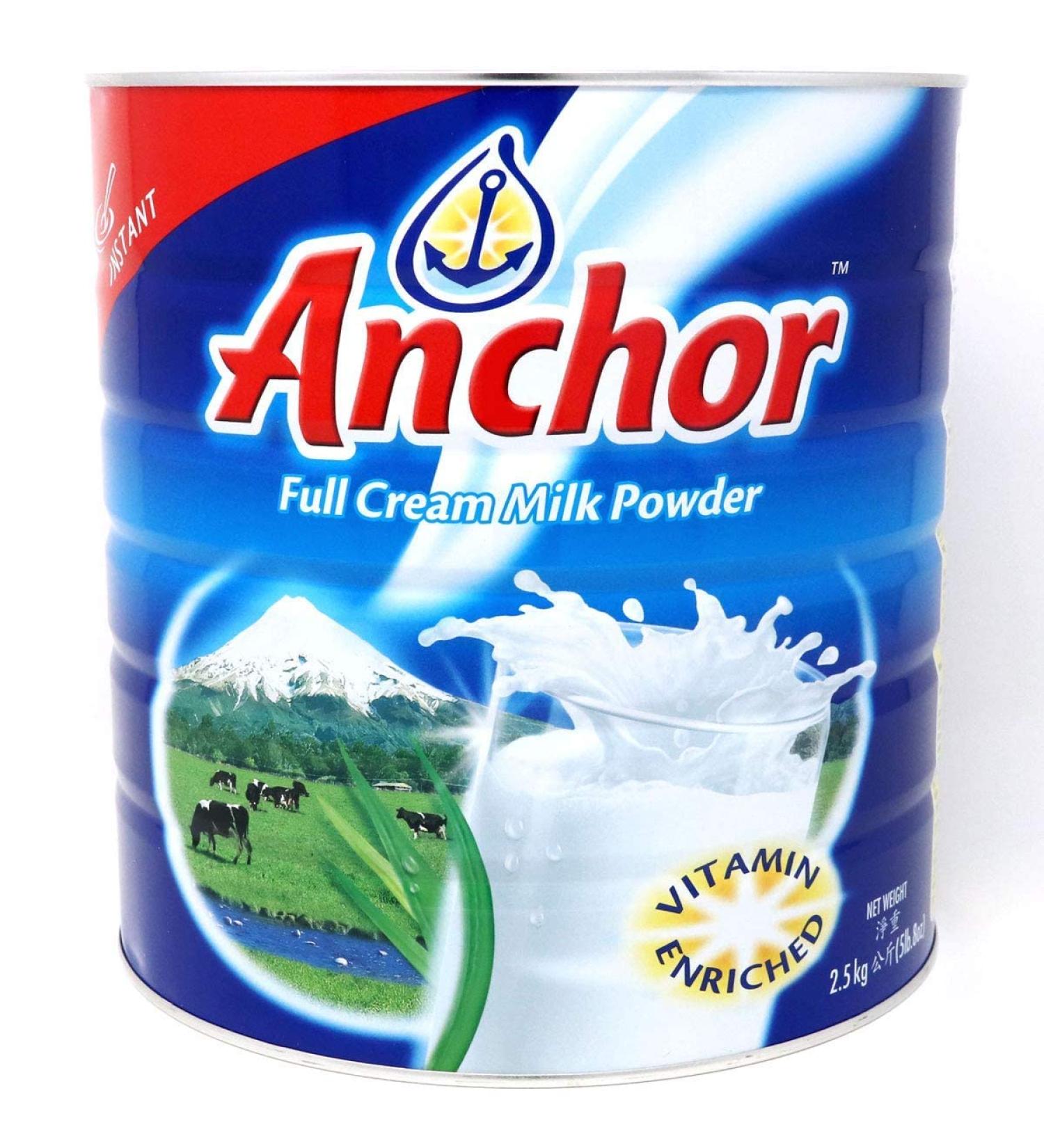Anchor Powder Milk 2.5 kg 5.8lbs