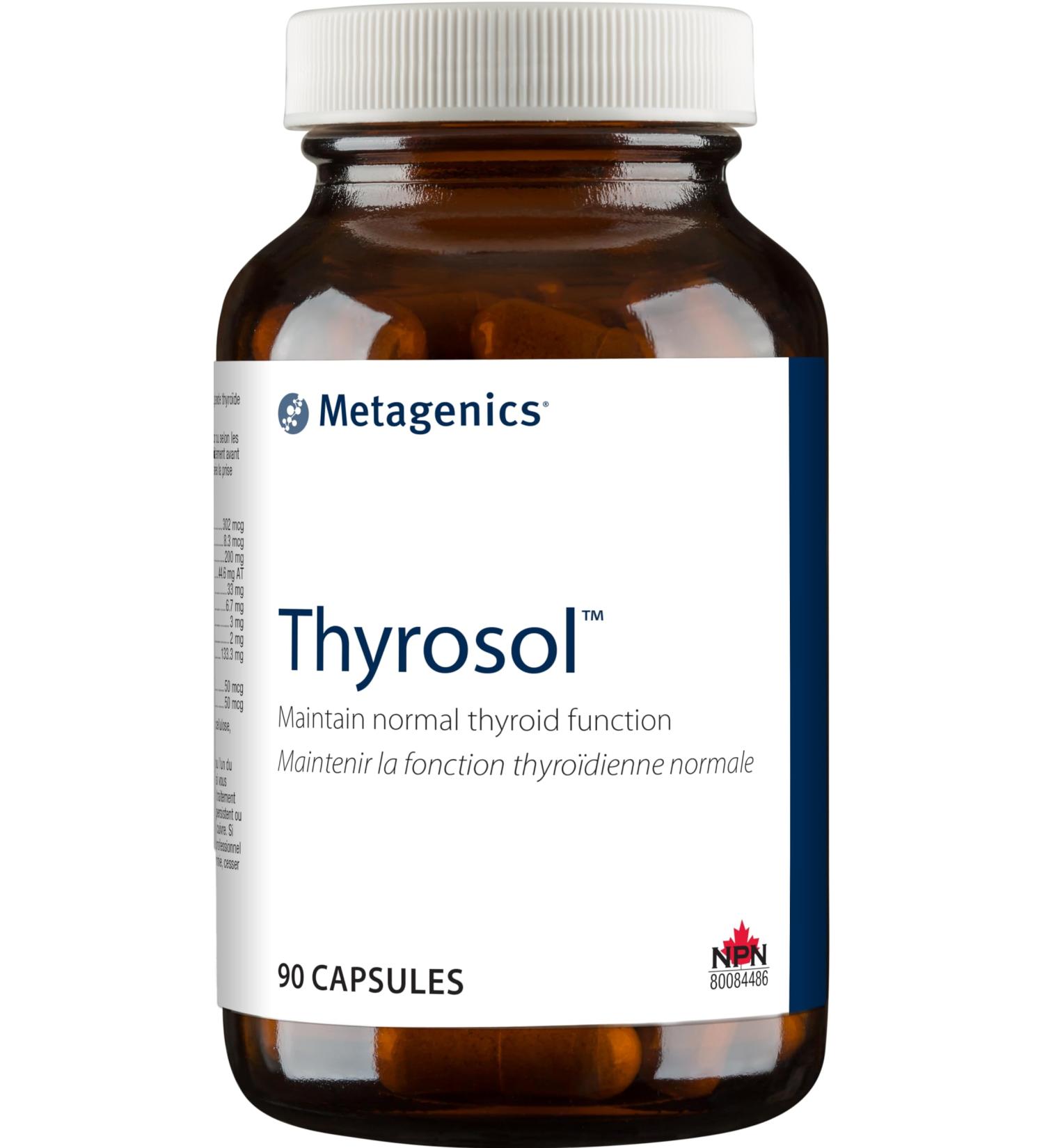 Metagenics -Thyrosol - 90 Capsules - Buy Online on GoSupps.com