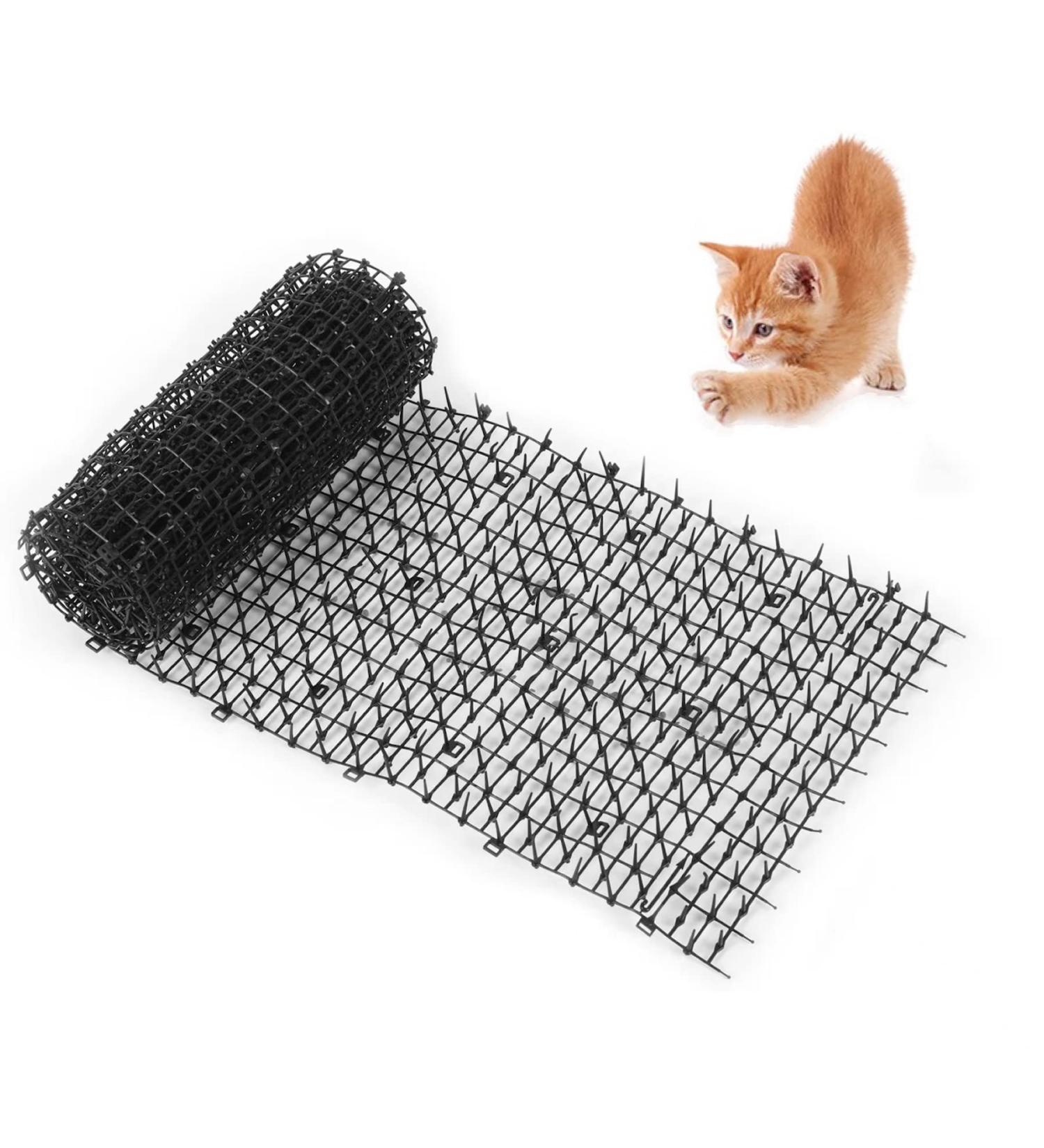 13ft Cat Scat Mat with Spikes 2 Pack - Anti-Cat Deterrent Prickle Strip for Cats - Buy Online on GoSupps.com