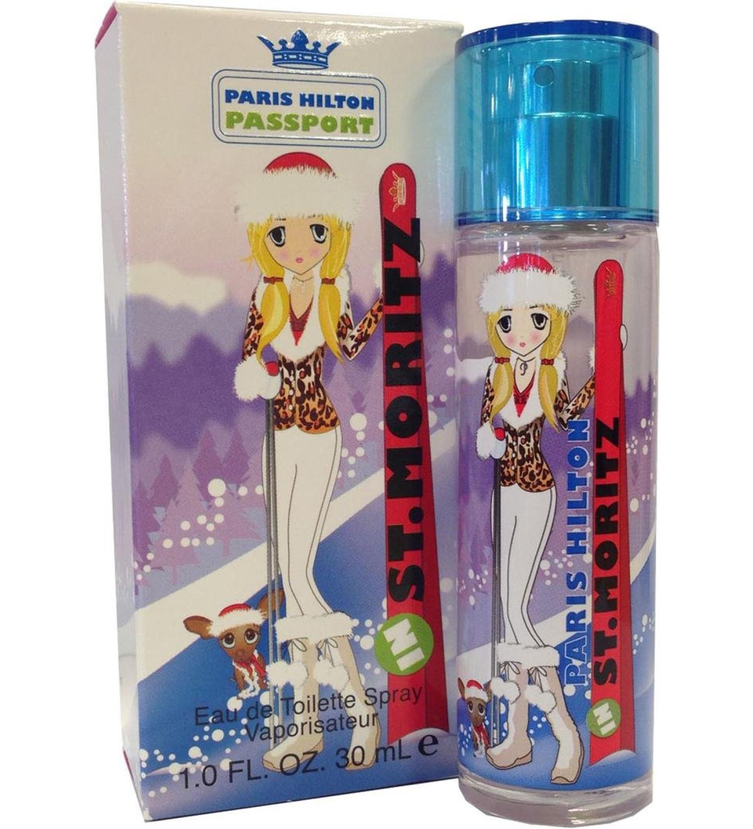 Paris Hilton Passport St. Moritz Eau De Toilette Spray for Women 1 Ounce