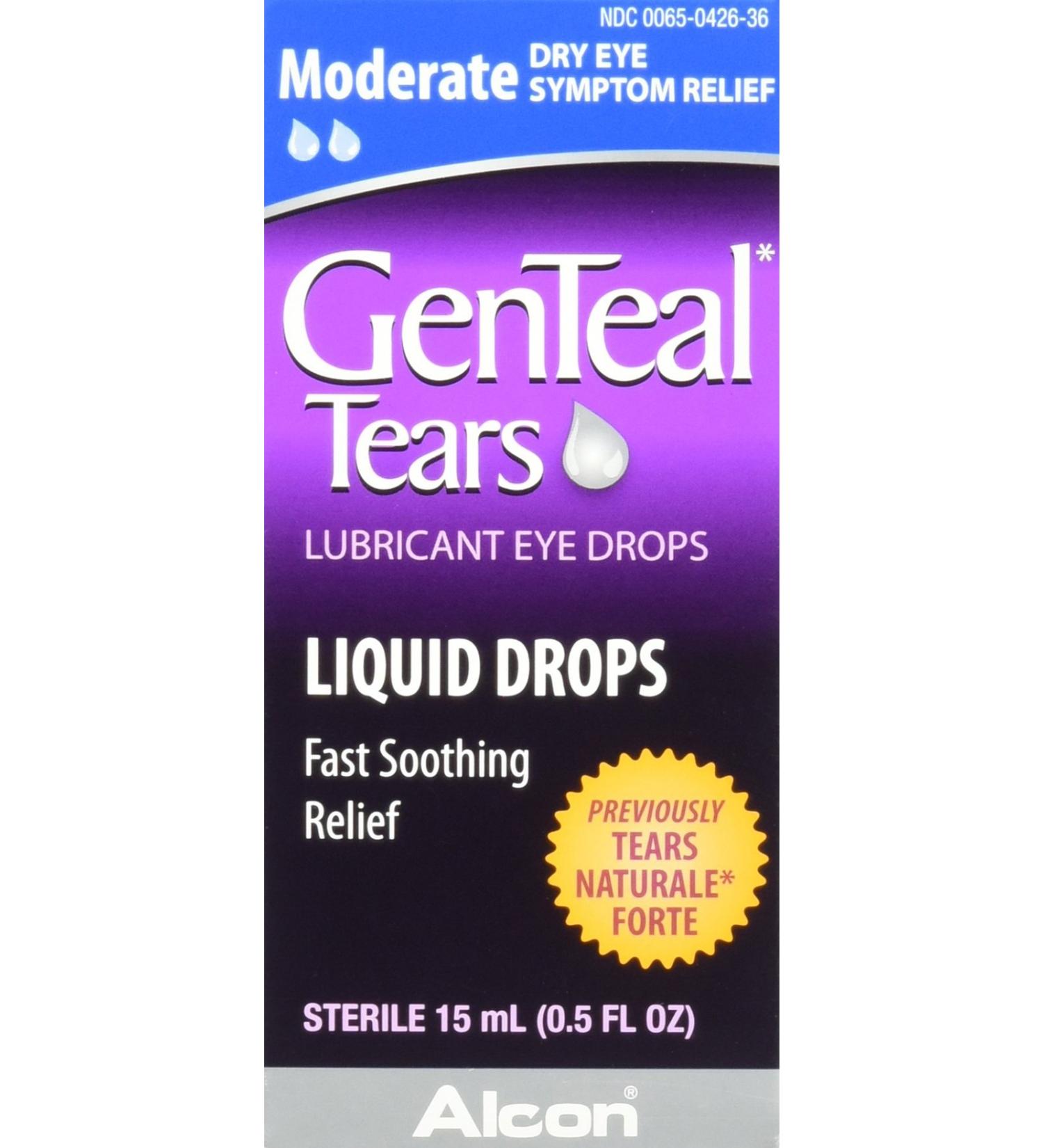 Genteal Tears Moderate Eye Drops, 0.507 Fluid Ounce