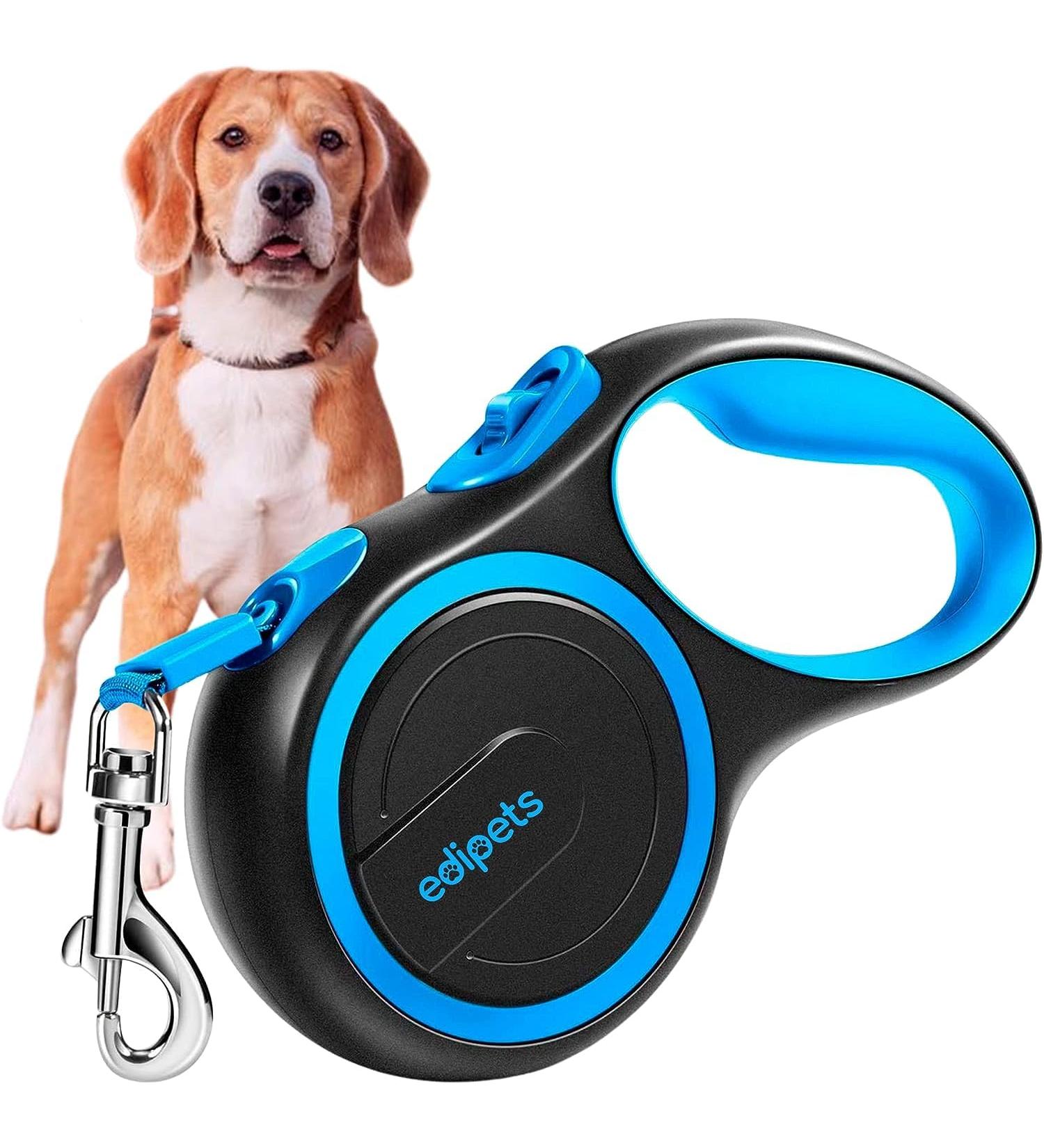 Edipets Retractable Dog Leash - 5m Flexileine for Dogs up to 50kg | Extendable & Inserable Walking Band - Buy Online on GoSupps.com