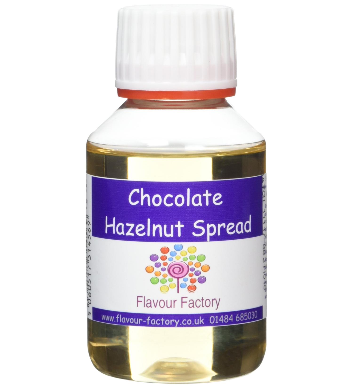 Flavour Factory Chocolate Hazelnut Spread Intense Food Flavouring 100 ml - Buy Online on GoSupps.com