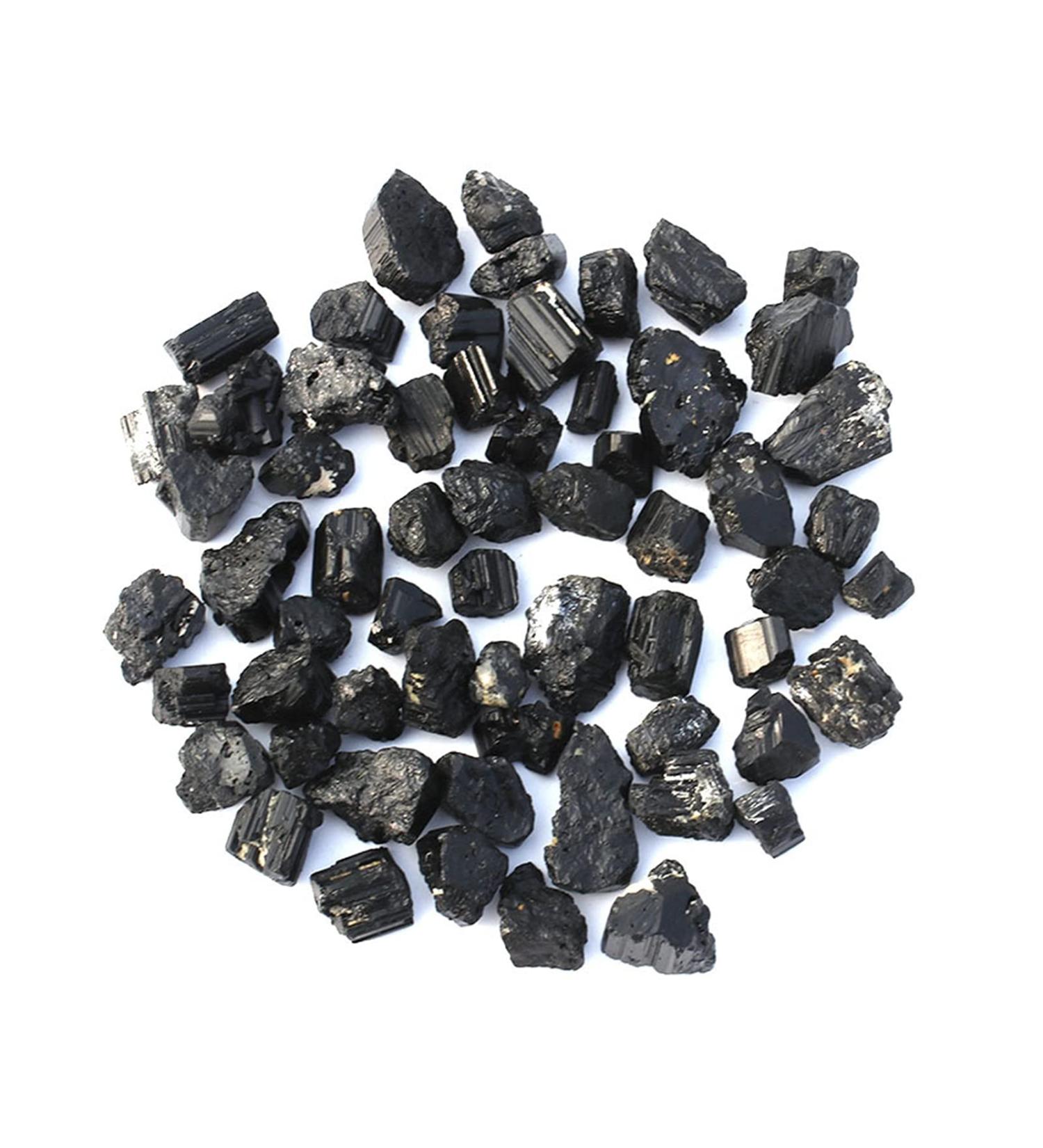 Natural Crystal Rough 1 Kg Natural Rough Black Tourmaline Crystal Stone Stone Collection - Buy Online on GoSupps.com