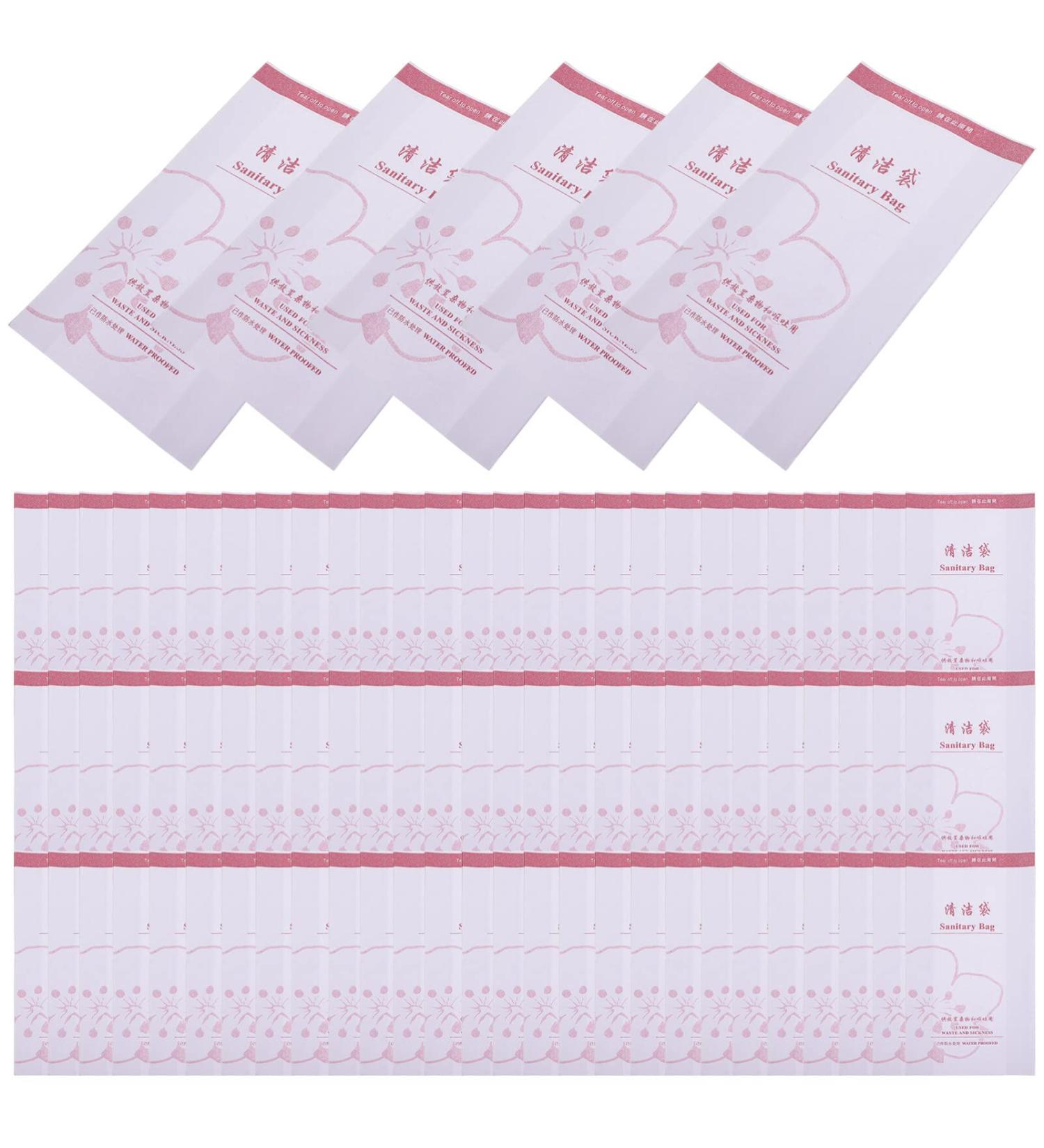 Healifty Disposable Carsickness Vomit Bags - 100Pcs | Emesis Barf Bags for Motion Sickness & Pregnant Women - Buy Online on GoSupps.com