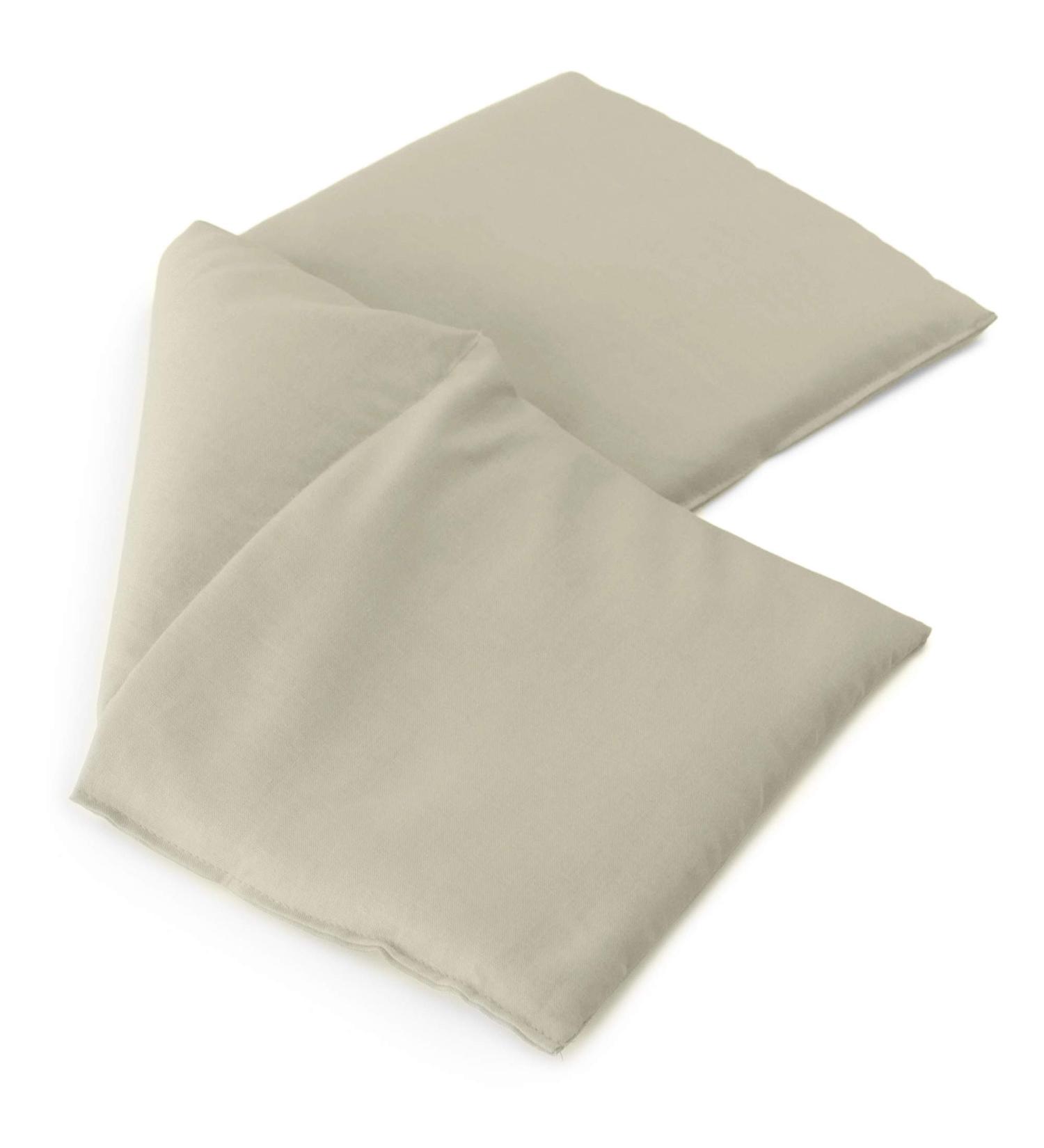 Buy 50x20cm Spelt Pillow - Large 3-Chamber Raw White Grain for Comfort | Heat & Cold Therapy Pillow - Buy Online on GoSupps.com