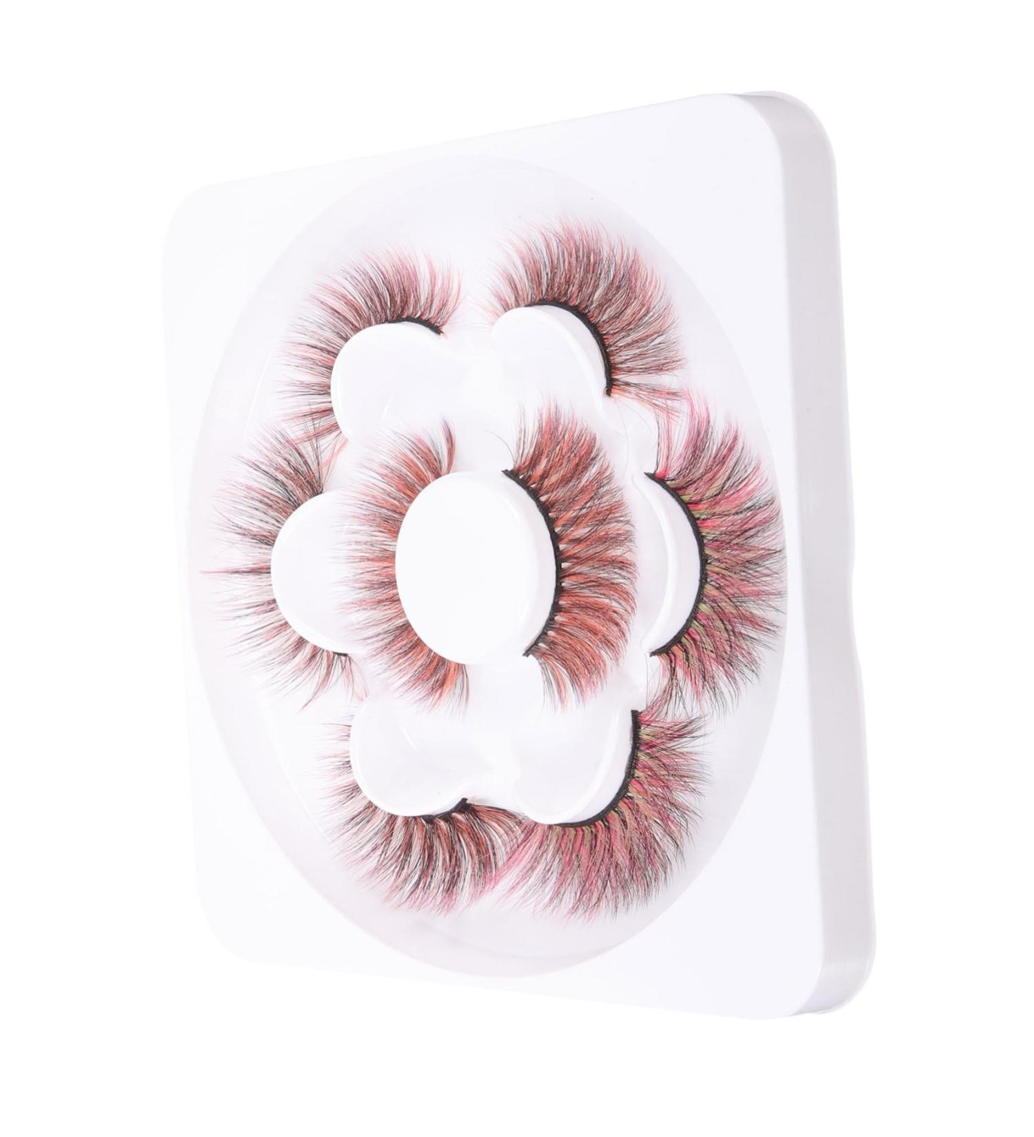 FRCOLOR 4 Pairs Faux Lashes Faux Eyelashes The Wed Weddings Dating Natural False Eyelashes Natural False Lashes Women Fake Lashes False Lashes Wispy Slim Fake Eyelashes 3d Imitation - Buy Online on GoSupps.com