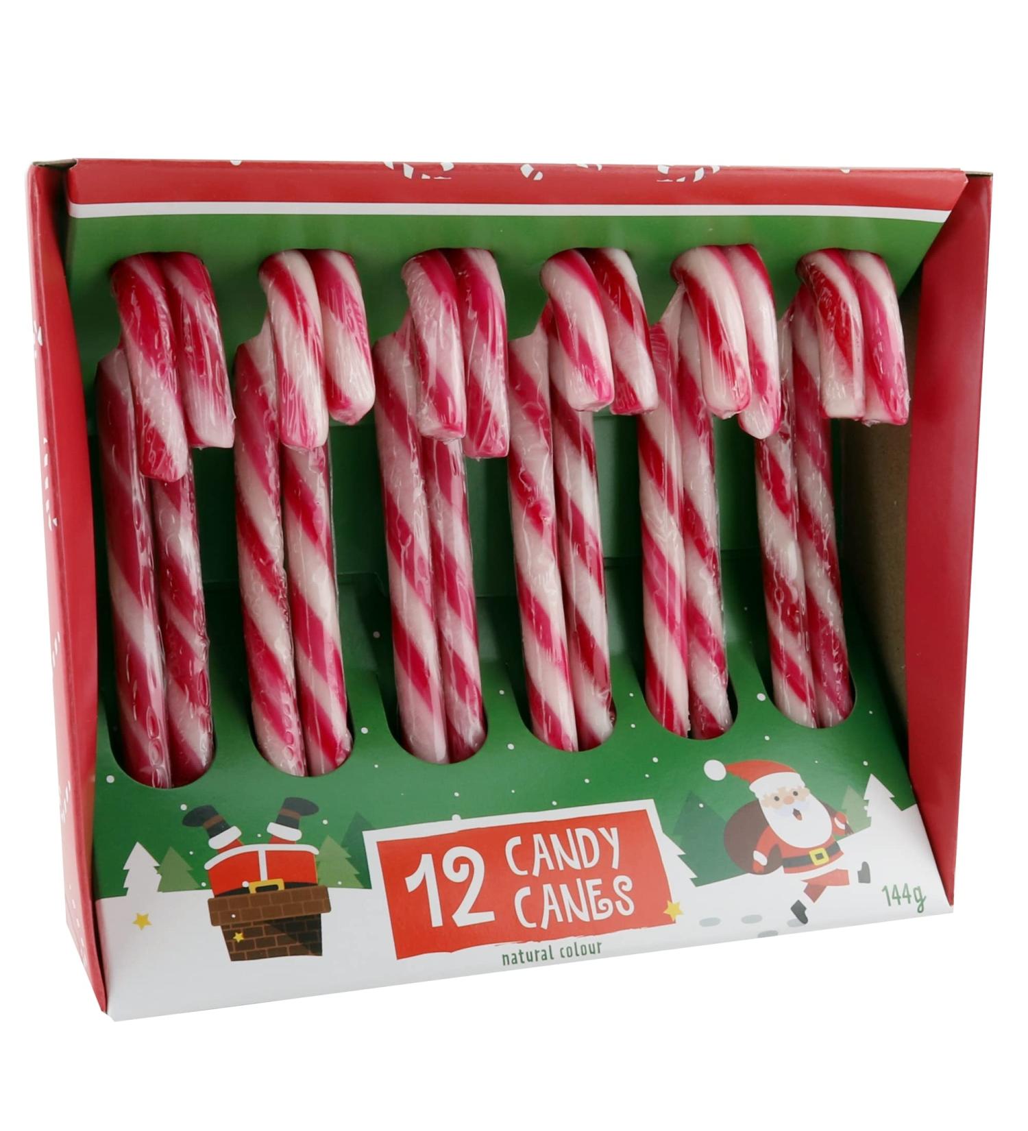 Trixie's 12 Candy Canes - Strawberry flavour red and white - 12 pieces 12 g each 12 g (pack of 12)