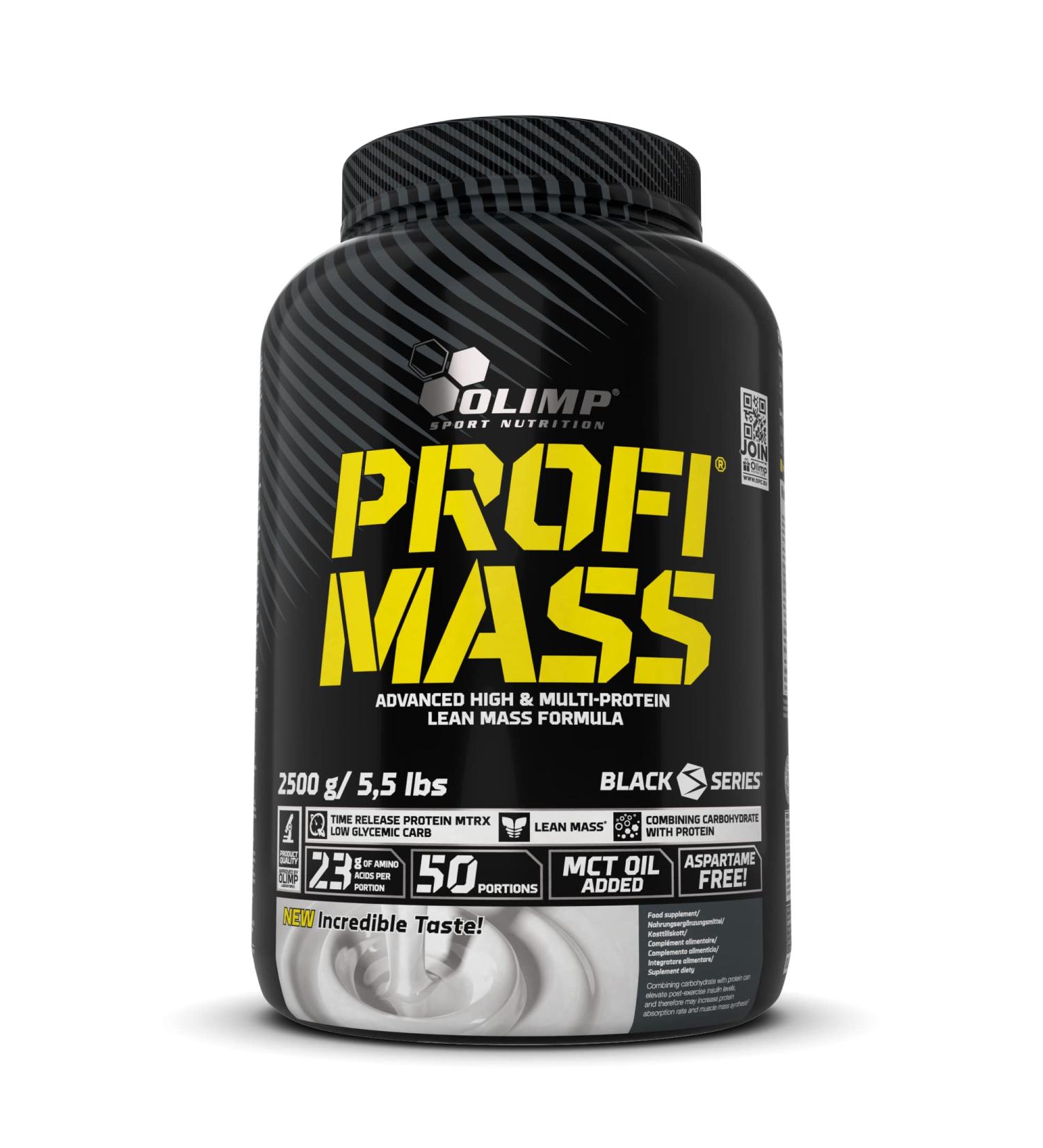 Olimp Sport Nutrition Profi Mass - Chocolate Weight Gain Supplement 2.5 kg (1 Pack) | International Shipping Available - Buy Online on GoSupps.com