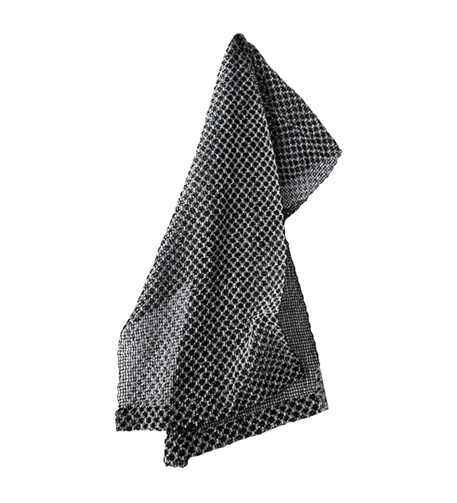 Japanese Exfoliating Towel Extra Long Exfoliating Washcloth for Men Women Exfoliation Black Cloth Loofah Back Bath Exfoliation 3D Black Grid 1Pcs - Buy Online on GoSupps.com