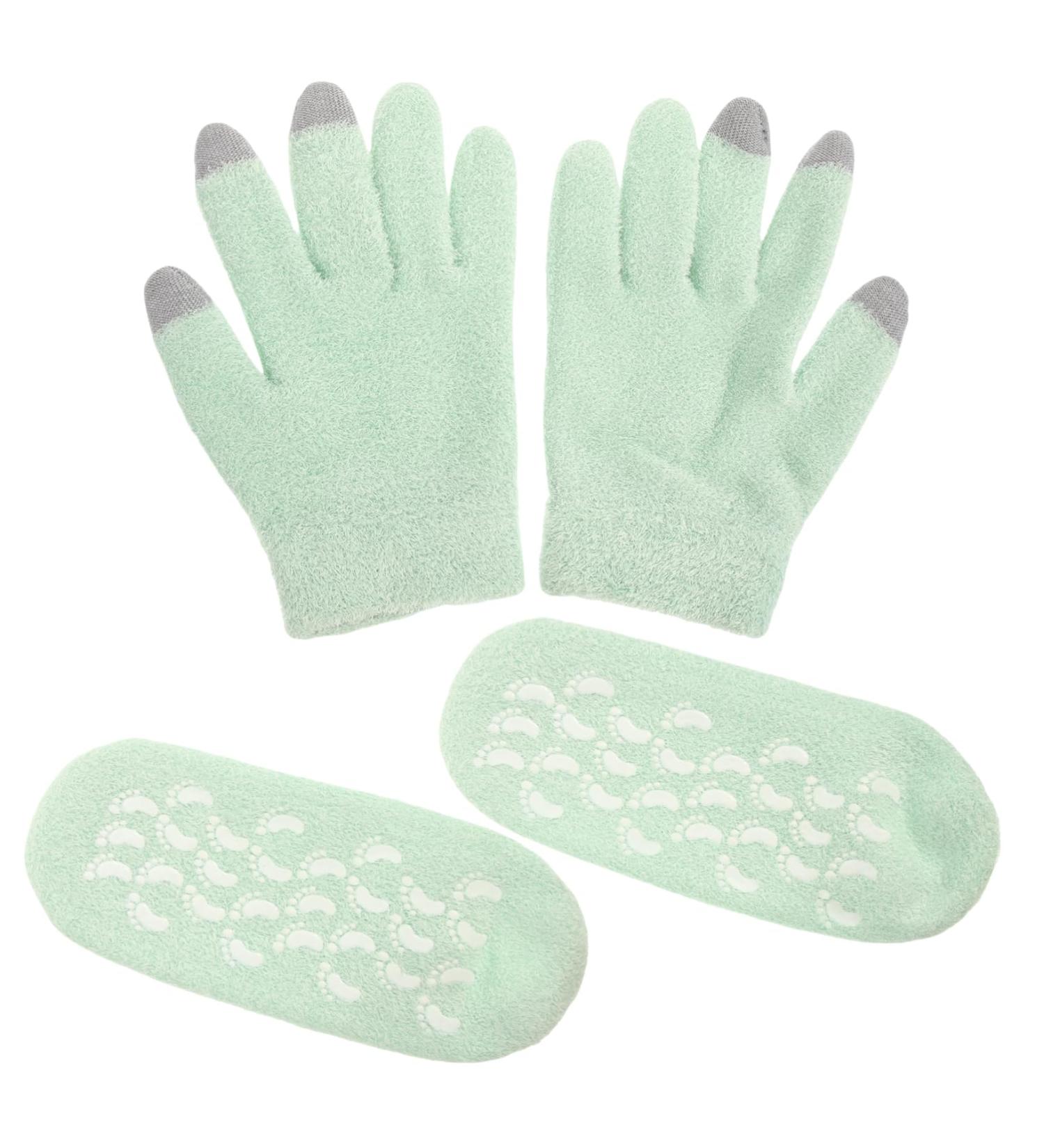 POPETPOP Spa Socks 1 Set Moisturizing Gloves Socks for Women Moisturizing Gel Gloves Moisturizing Socks for Cracked Feet Women Overnight Spa Gloves Yarn Hand Lotion Women's Hand Protection - Buy Online on GoSupps.com