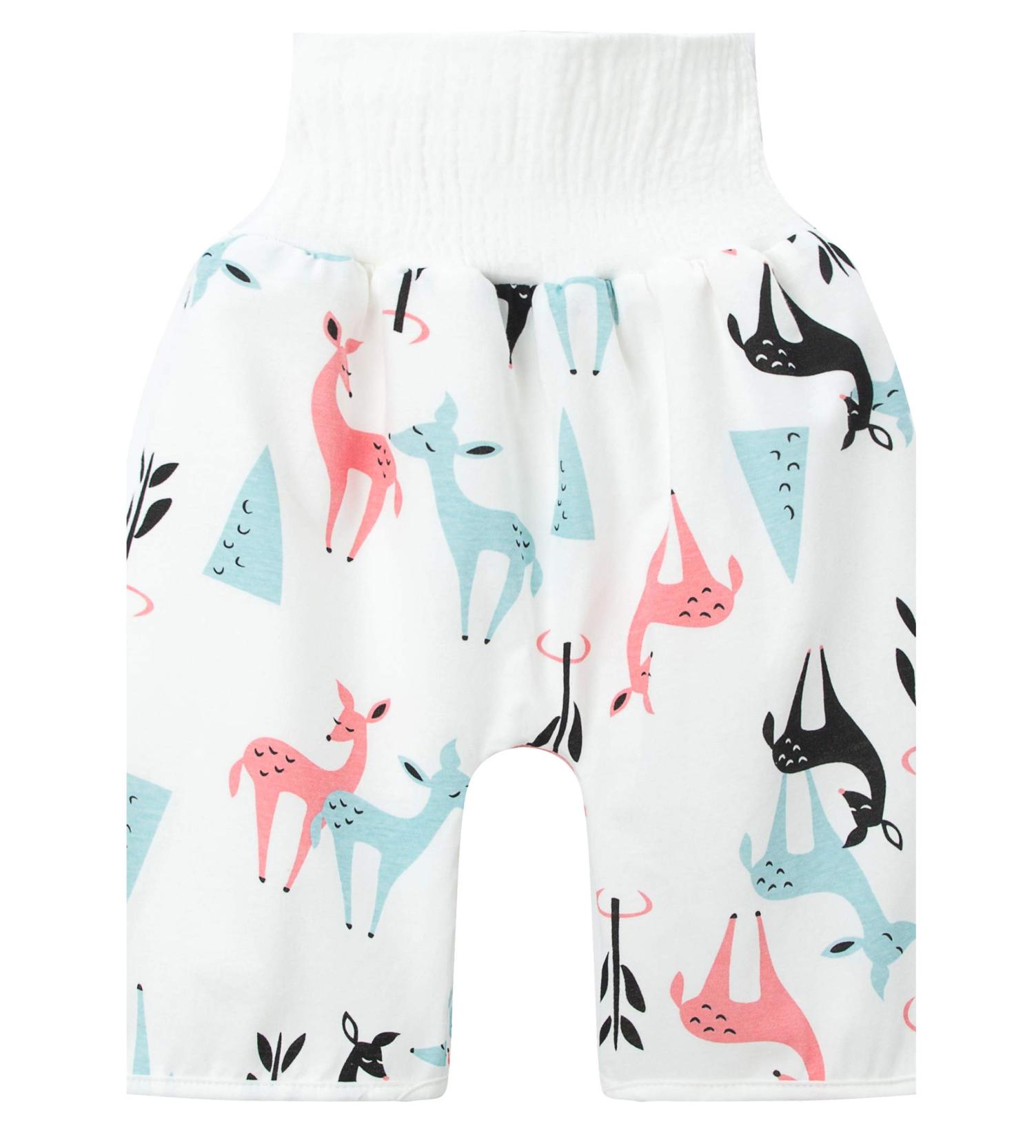 Baby Diaper Skirt | Cotton Training Pants for Boys and Girls | Waterproof Reusable Nappy | High Waist Fawn Shorts | 2-in-1 Design - Buy Online on GoSupps.com