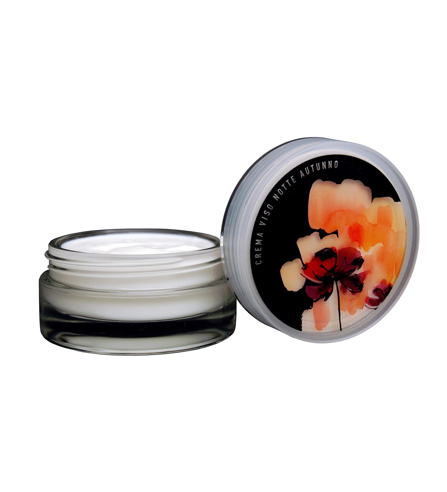  Gwyneth cosmetics Night Face Cream 50 ml AUTUNNO POMEGRANATE and CASTAGNA HYALURONIC ACID 100% Natural 100% made in Italy- couperose-delicate and sensitive skins - Without Mineral Eyes Siliconi Parabeni - Buy Online on GoSupps.com