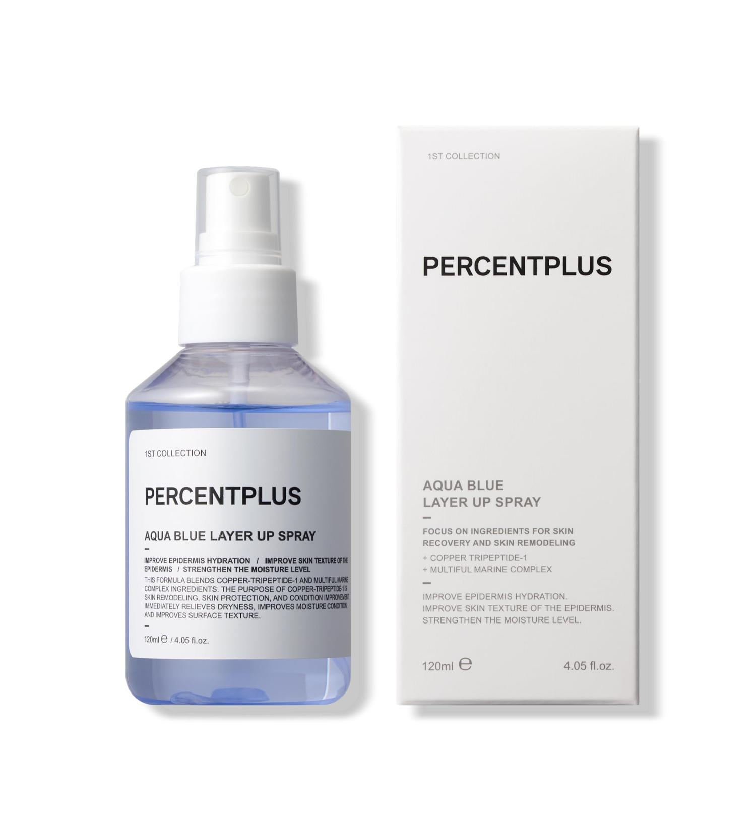 Aqua Blue Layer Up Facial Mist - Hydrating Coppertripeptide-1 Skin Care | Antioxidant Support & Daytime Moisture - 4.05 fl oz - Buy Online on GoSupps.com