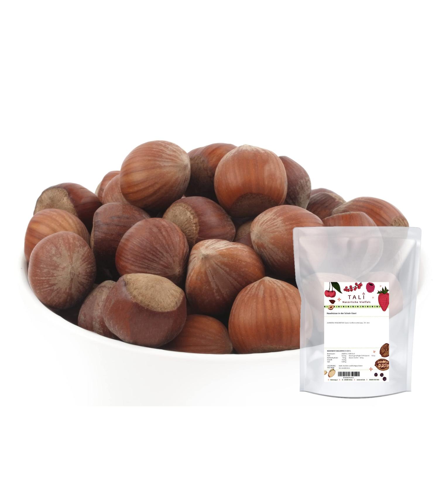 Buy TALI Giant Hazelnuts in Shell - 1 kg | Premium Quality International Shipping - Buy Online on GoSupps.com