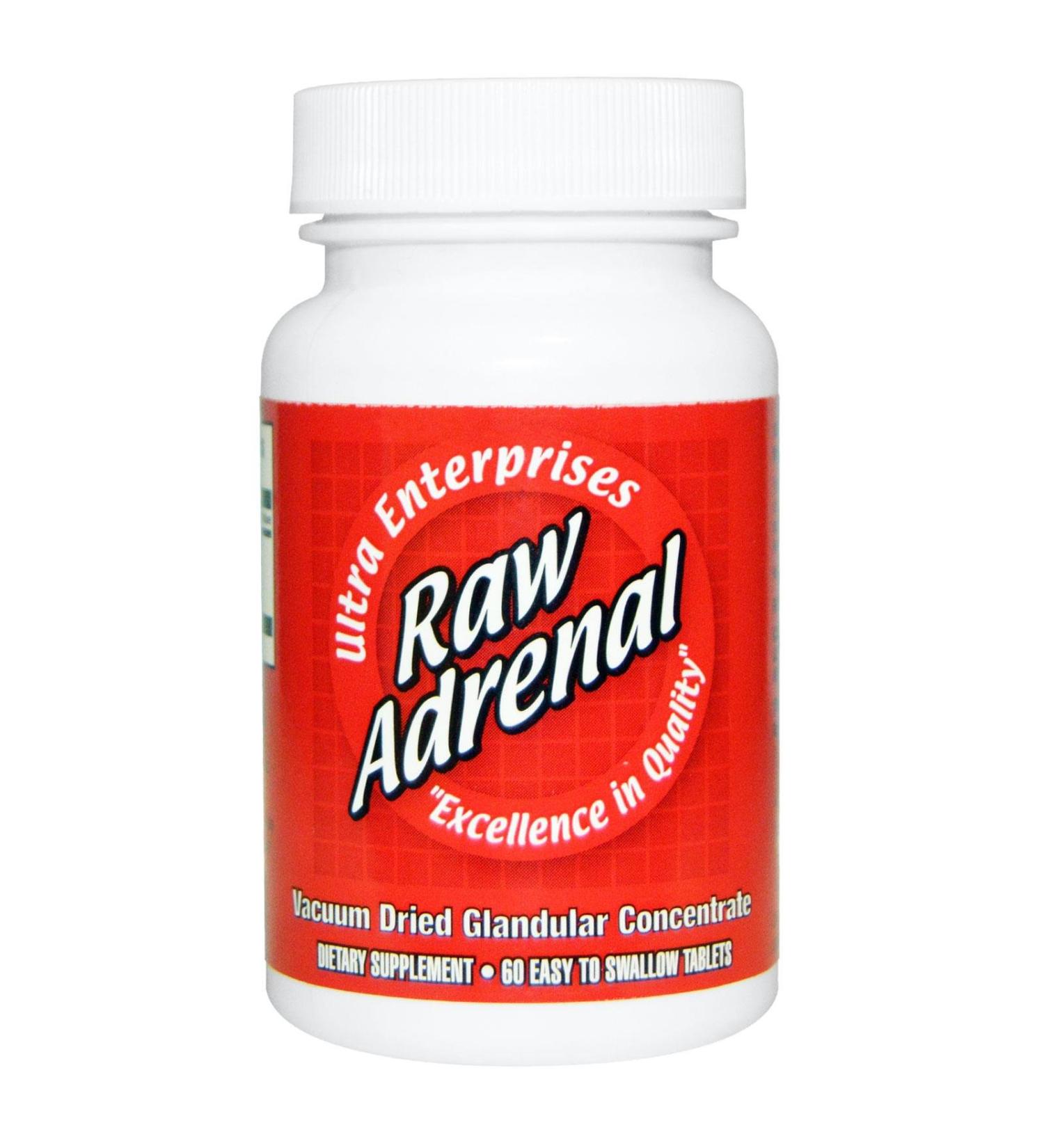 ULTRA ENTERPRISES ULTRA UE THE GLANDULAR PEOPLE Raw Adrenal 200mg 60 Tab