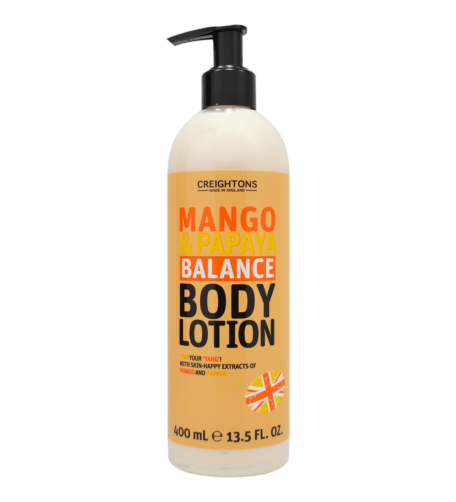 Creightons Ingredients Body Lotion 400 ml Mango and Papaya