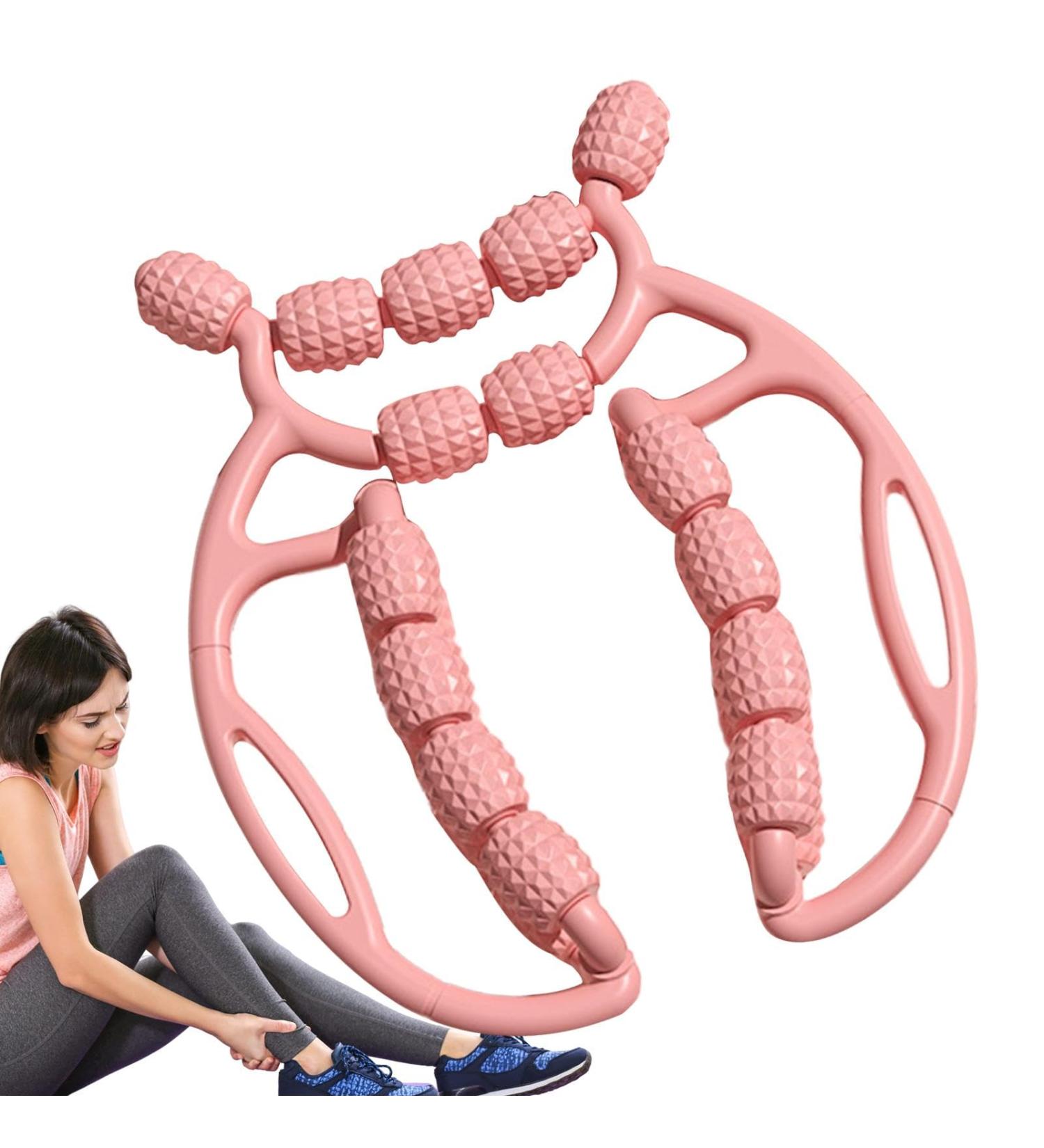 LAG Massage Roller - Handheld Circular Leg Muscle Roller with 23 Wheels | Ergonomic Portable Massager for Muscle Relaxation - Ideal for Boys & Girls - Buy Online on GoSupps.com