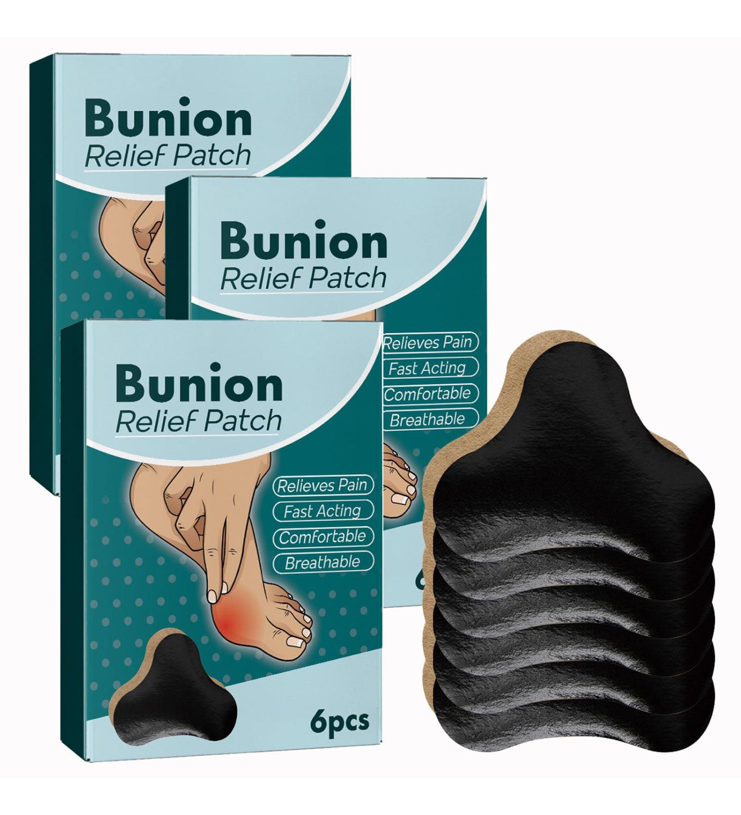 Feetin Bunion Relief Fit Patch - Strong Joints Anti Bunion Pads for Bunion Corrector and Relief - 3 Boxes - Buy Online on GoSupps.com