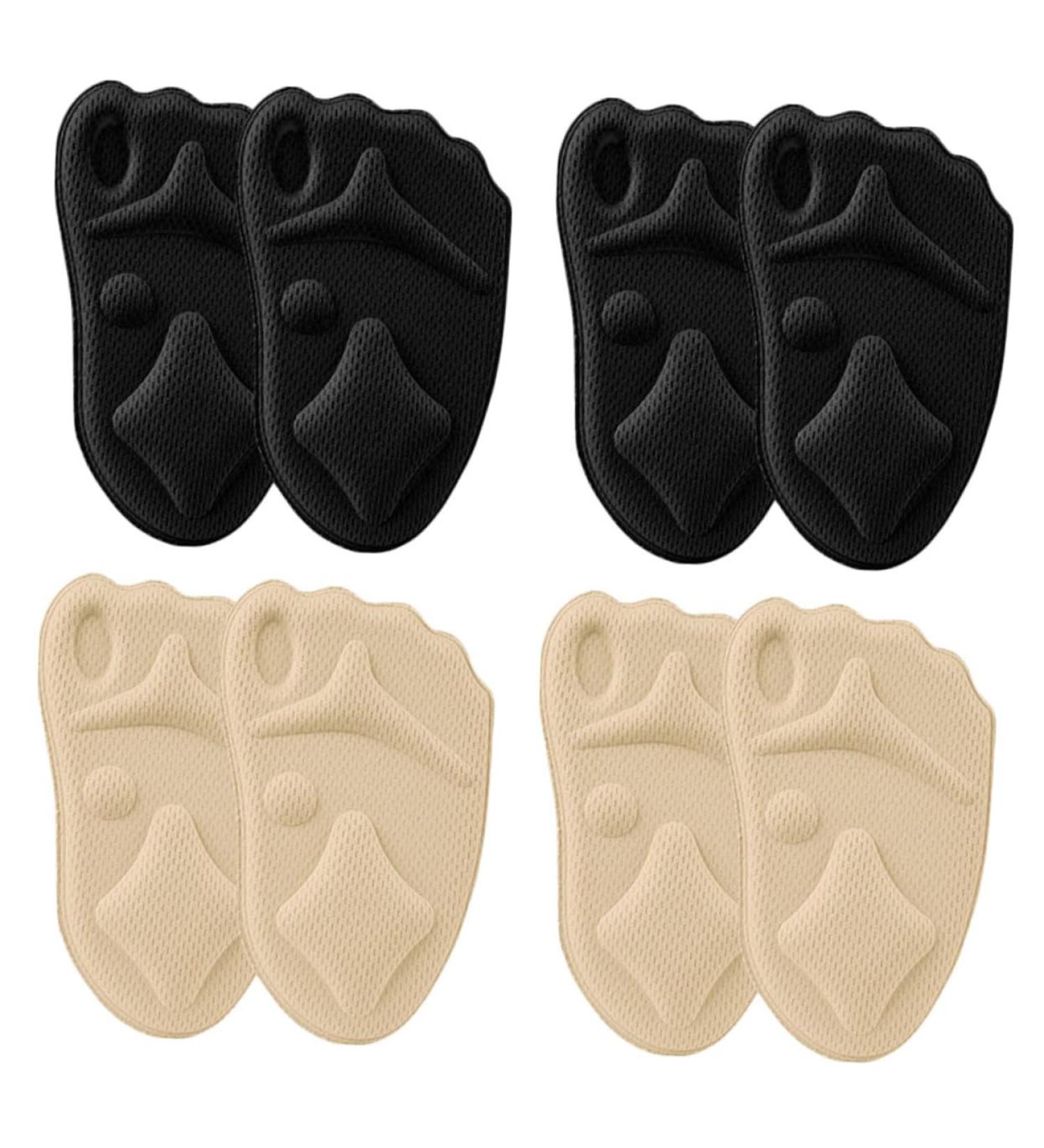 Mobestech 4 Pairs High Heel Insoles | Anti-Slip Forefoot Pads & Reed Diffuser Sticks | Comfortable Shoe Inserts for Foot Care - Buy Online on GoSupps.com